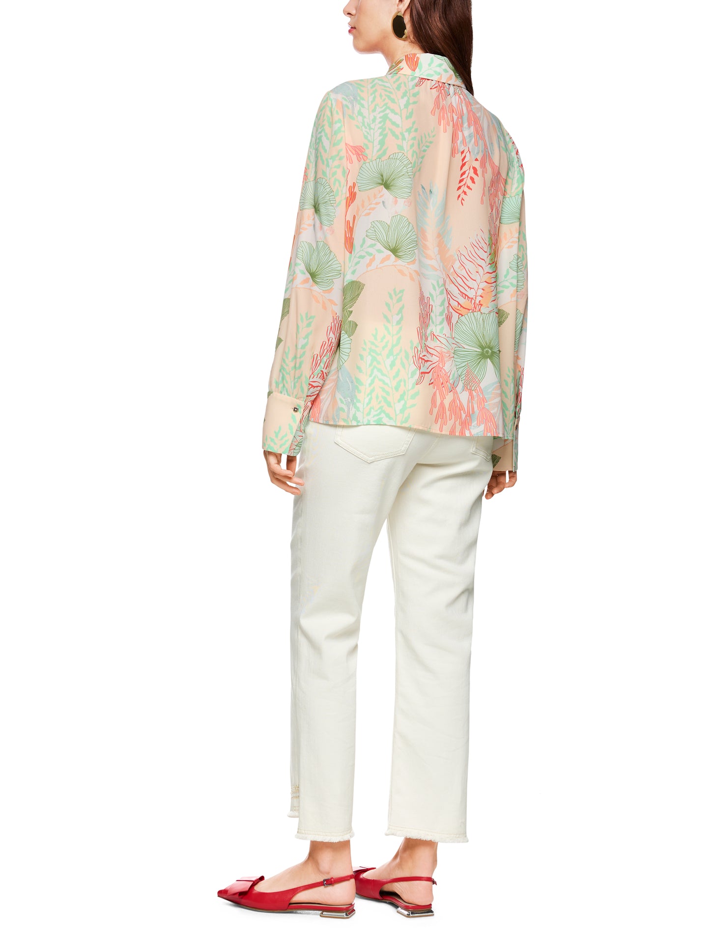 Marc Cain Floral Print Blouse ZC5116W06