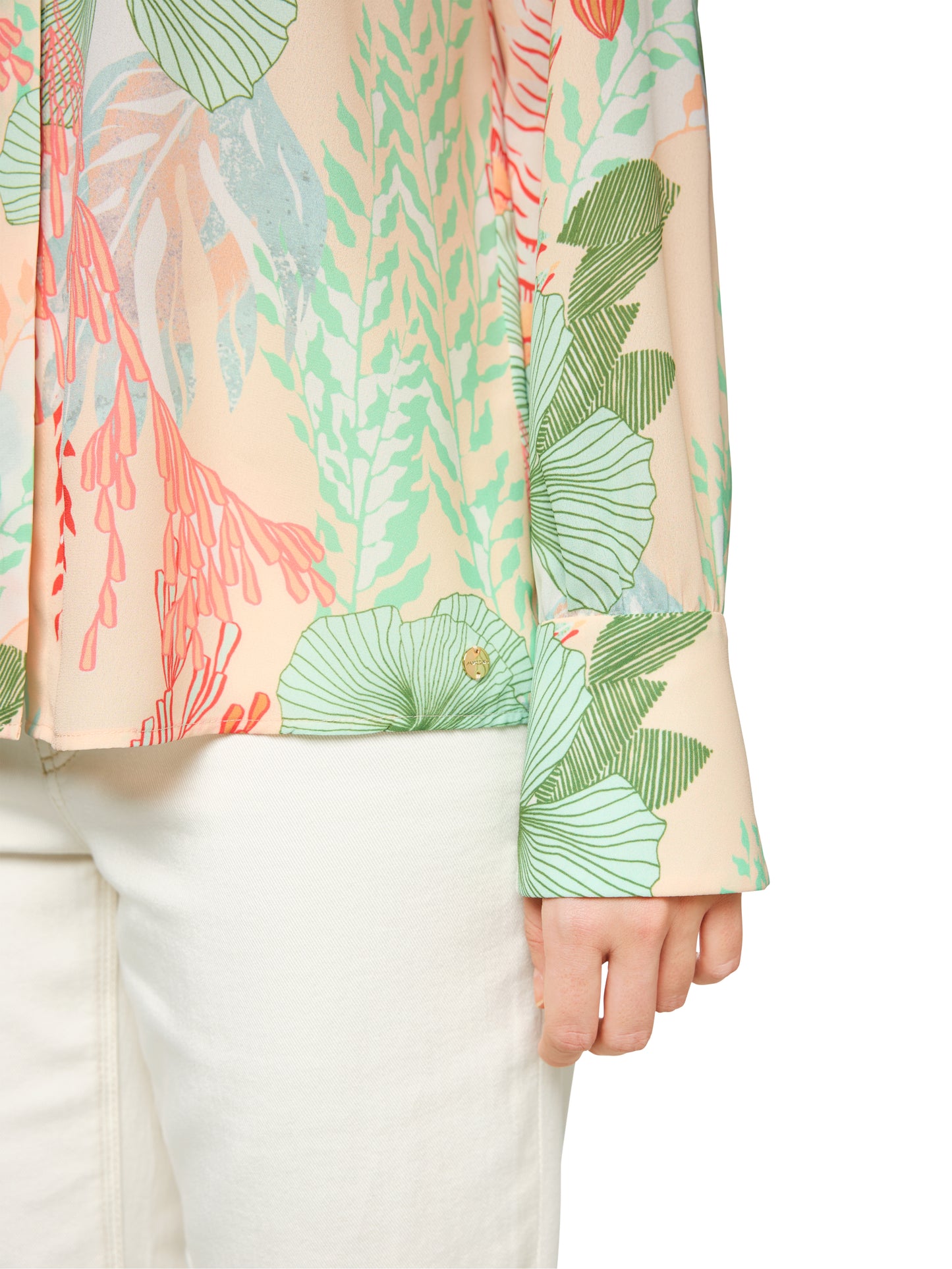 Marc Cain Floral Print Blouse ZC5116W06