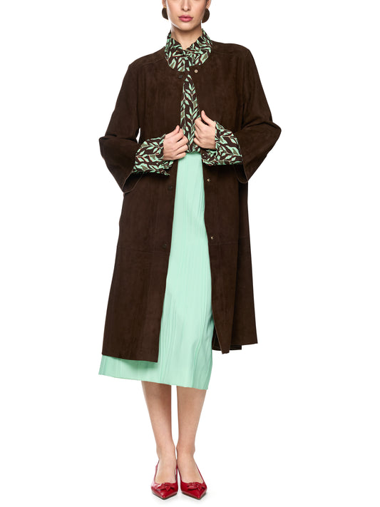 Marc Cain Suede Coat ZC1101L02