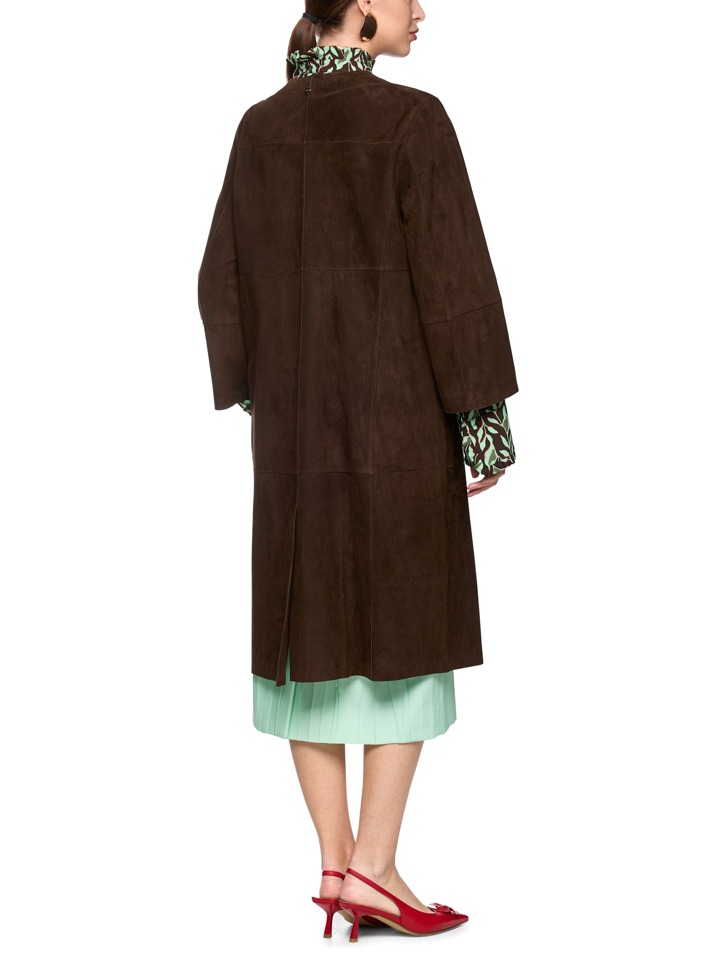 Marc Cain Suede Coat ZC1101L02