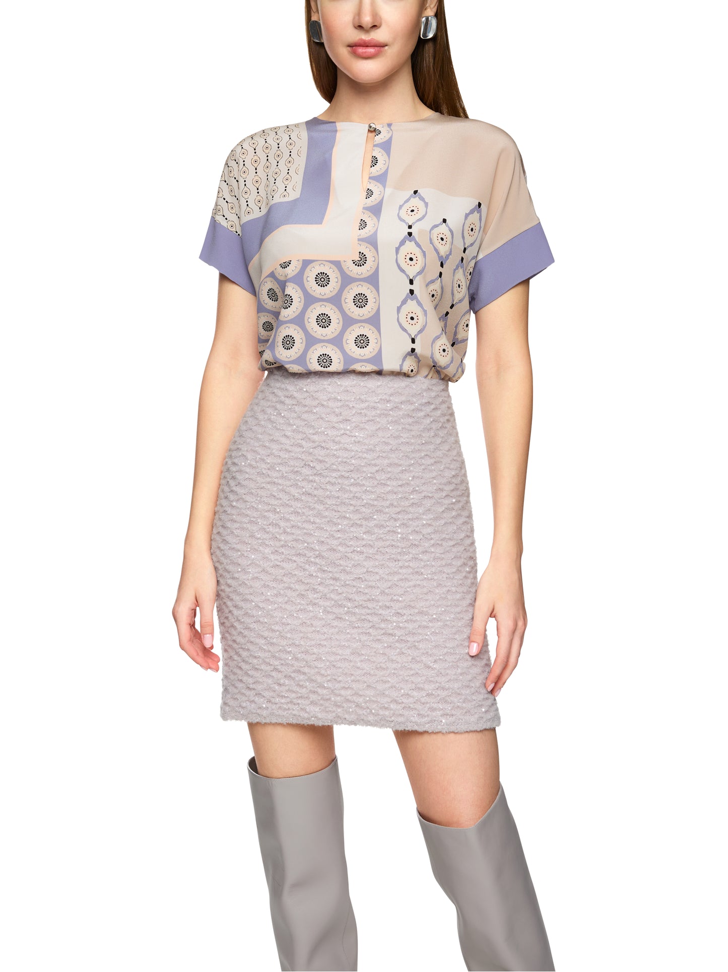 Marc Cain Print T-Shirt ZC5502J56