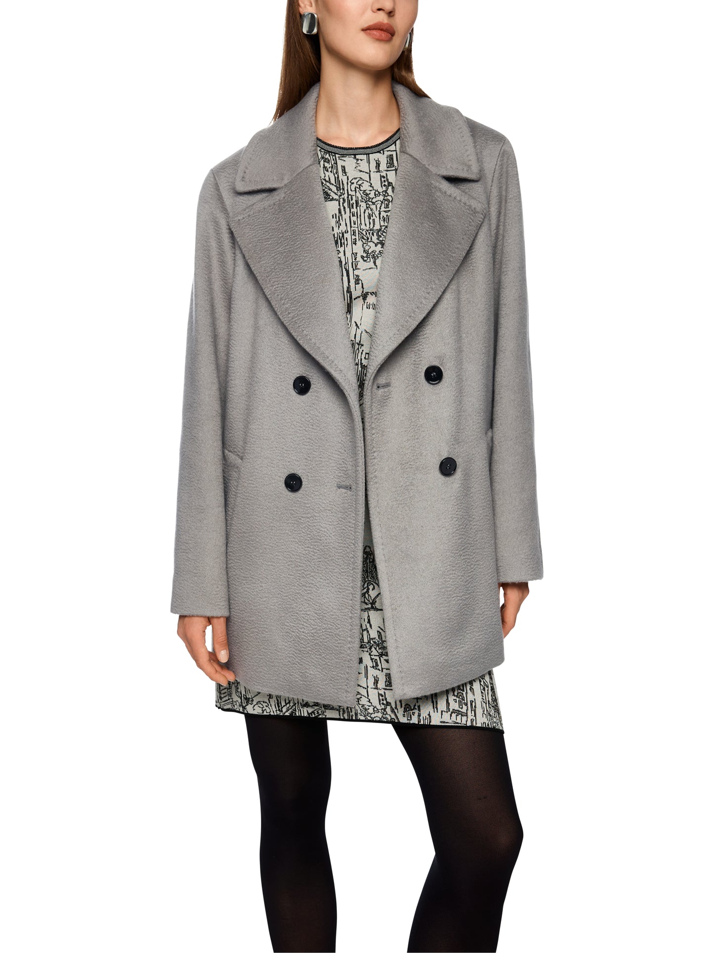 Marc Cain Collections Wool Coat ZC1212W61