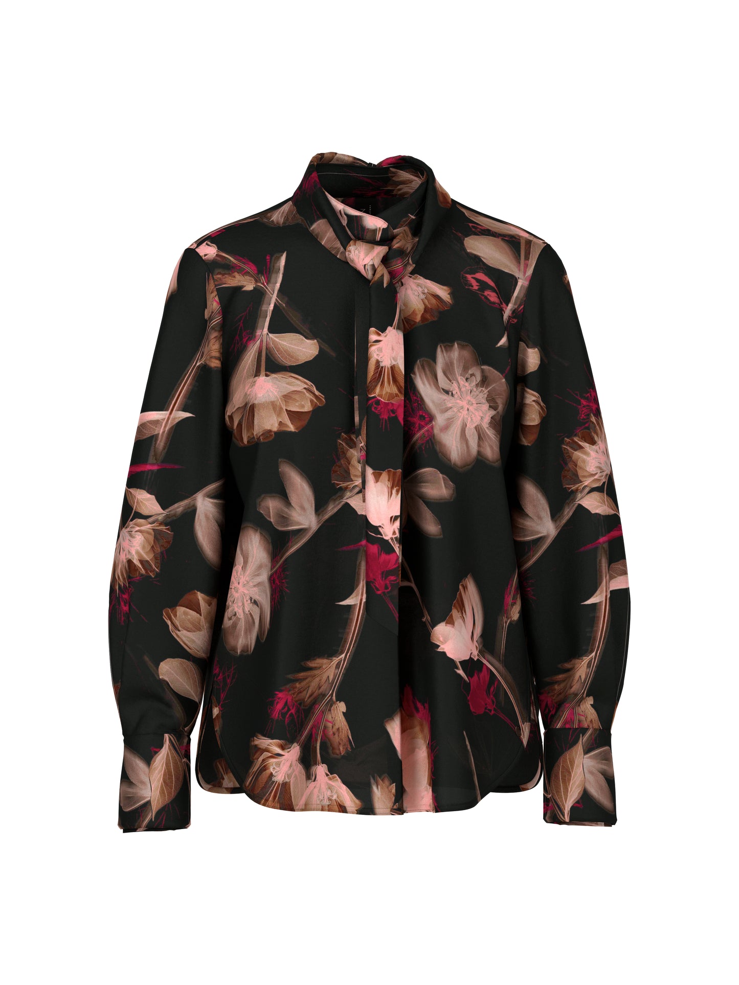 Marc Cain Floral Silk Blouse ZC5111W28