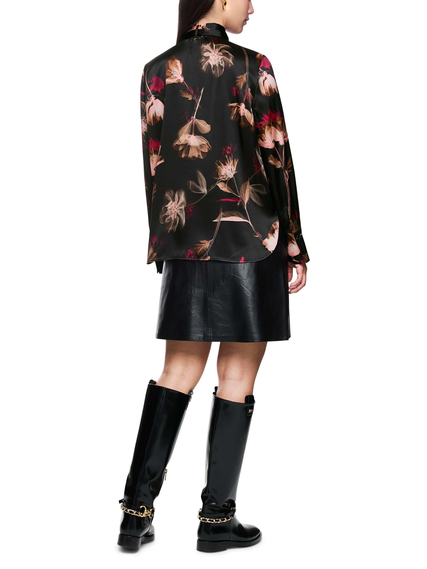 Marc Cain Floral Silk Blouse ZC5111W28