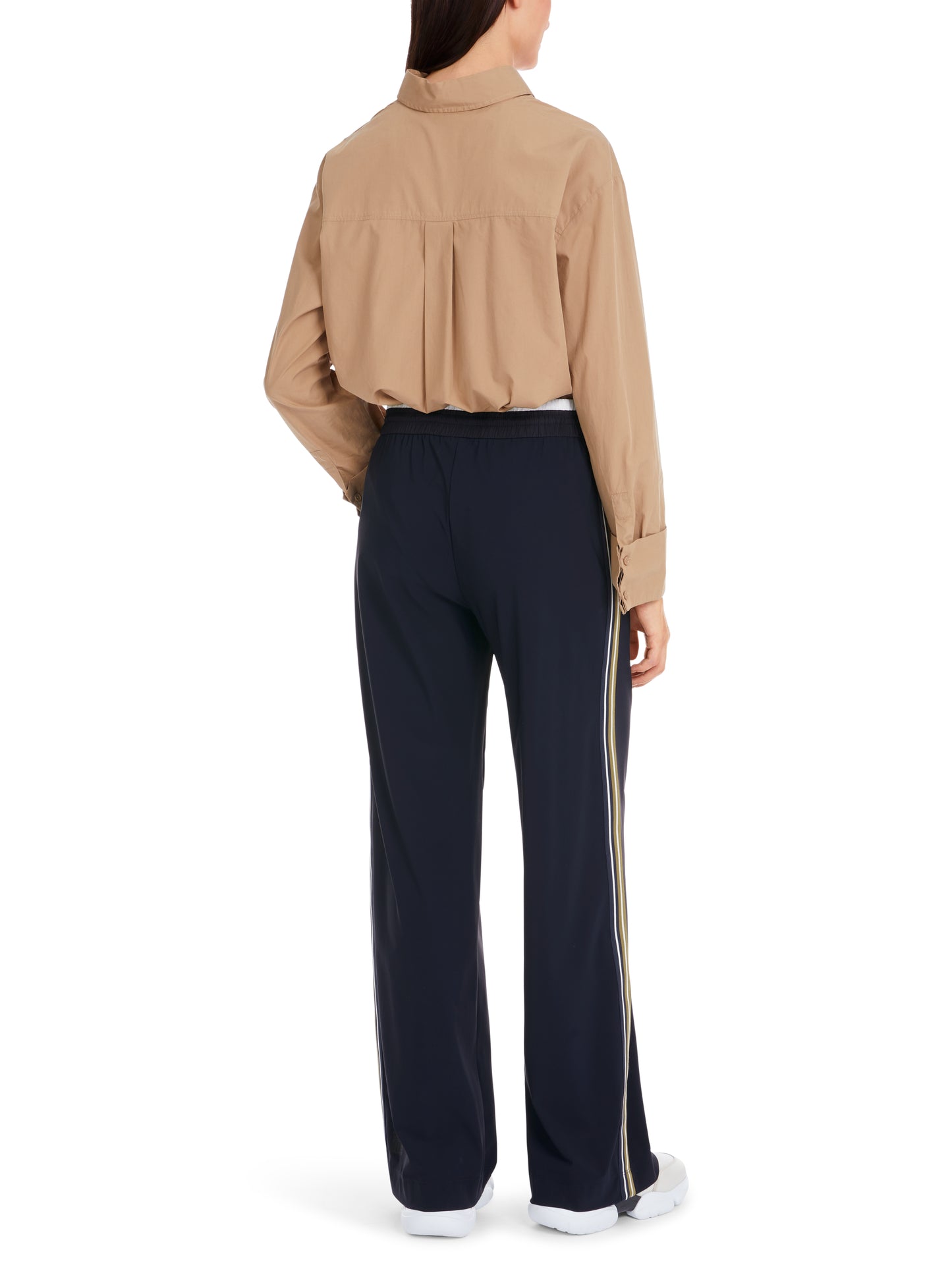 Marc Cain Sport Pull on Side Stripe Trousers YS8141J40