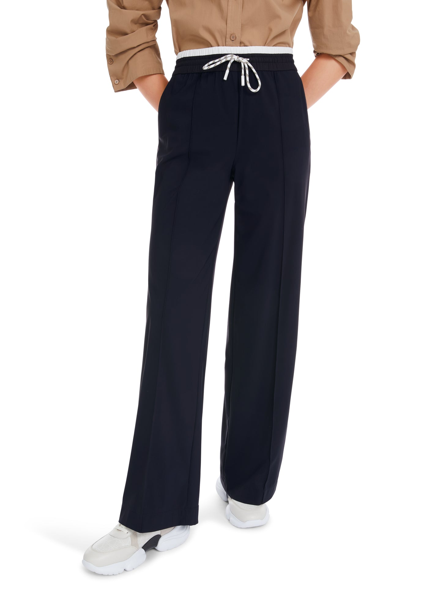 Marc Cain Sport Pull on Side Stripe Trousers YS8141J40