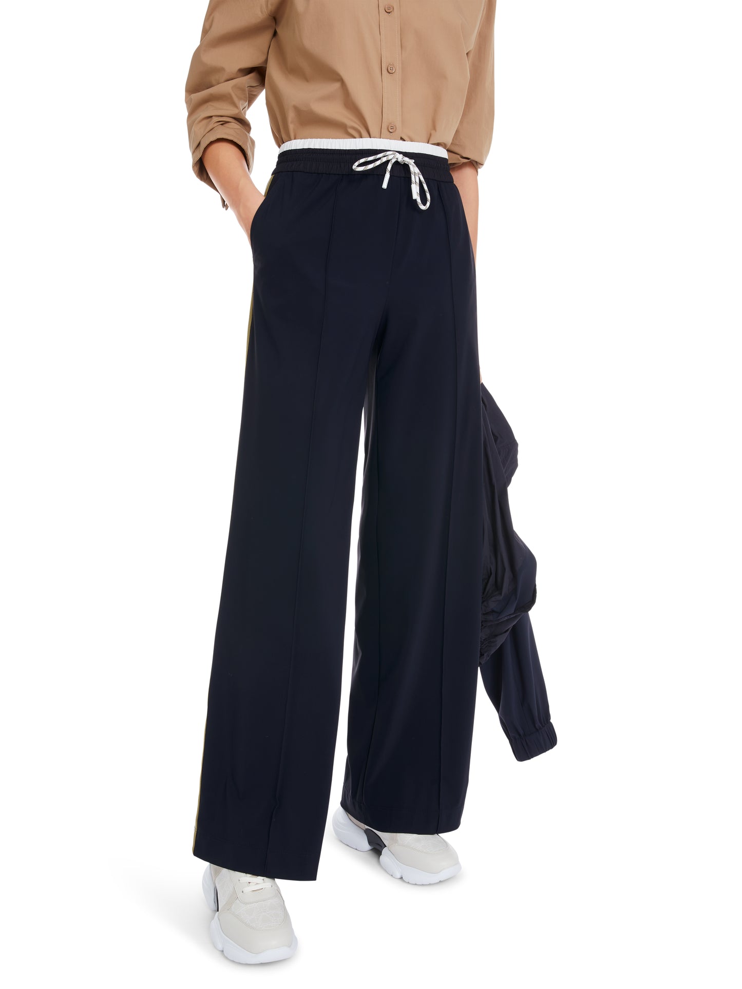 Marc Cain Sport Pull on Side Stripe Trousers YS8141J40