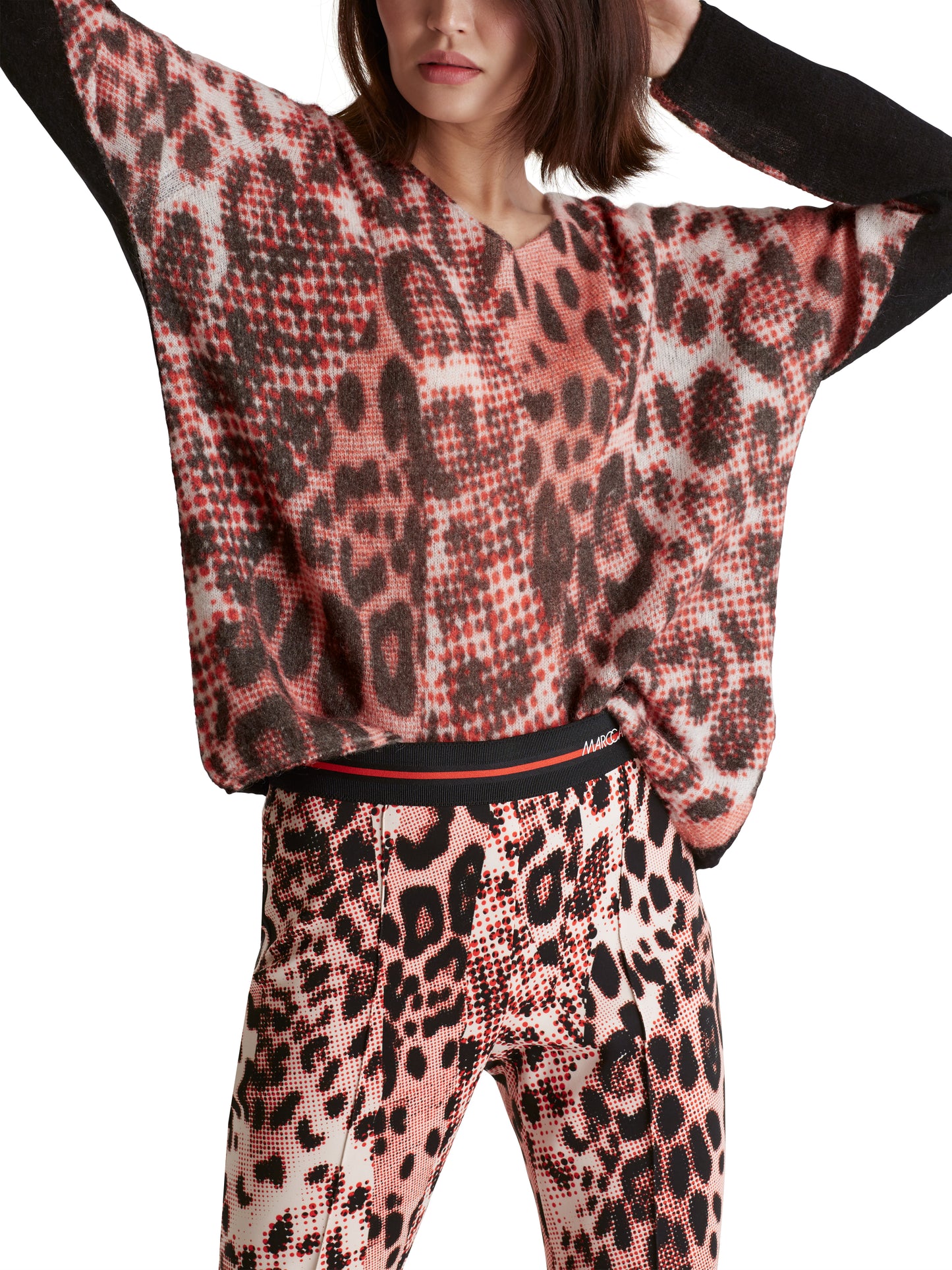 Marc Cain Sports Animal Print Sweater
