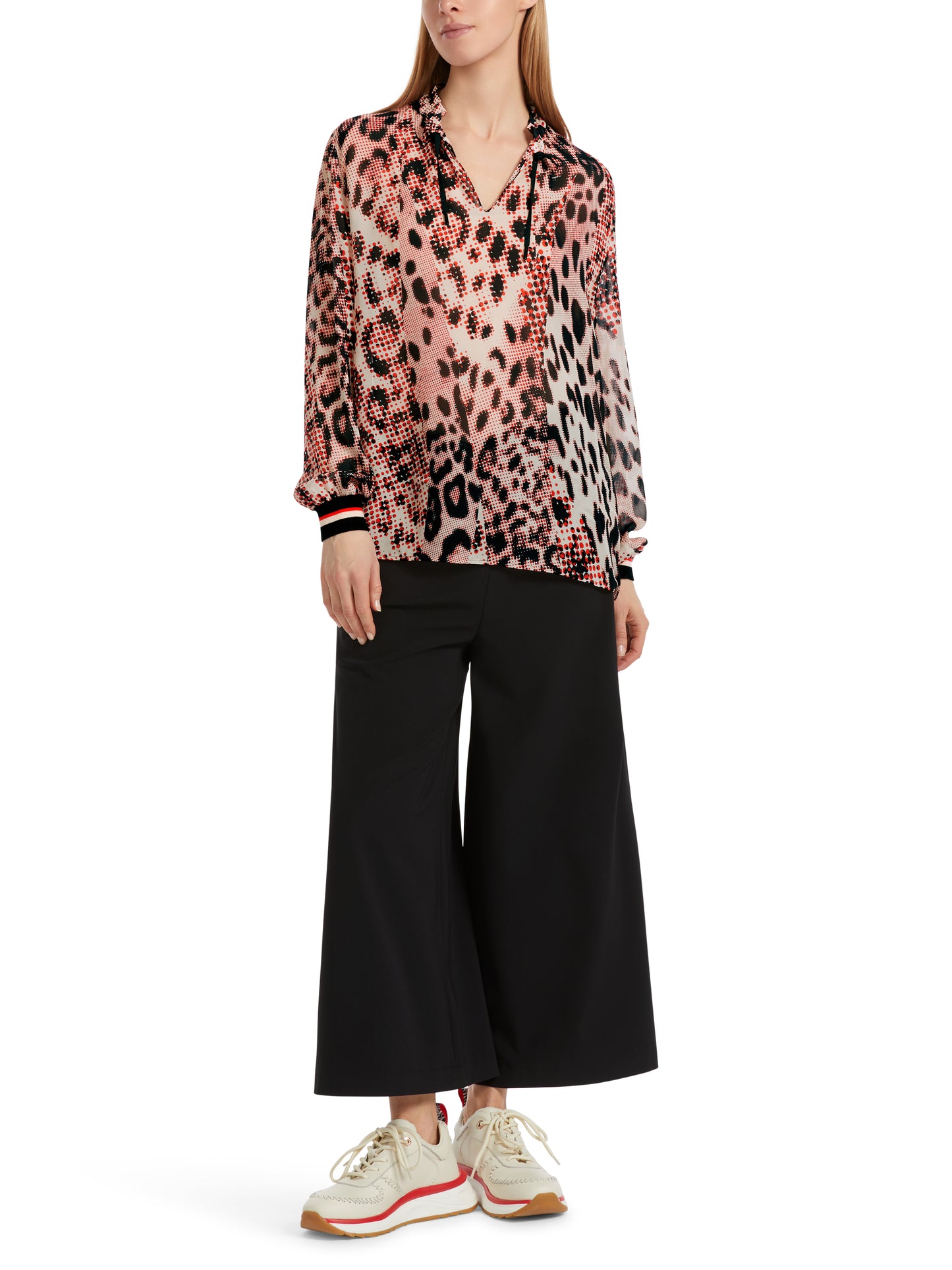 Marc Cain Sports Animal Print Blouse