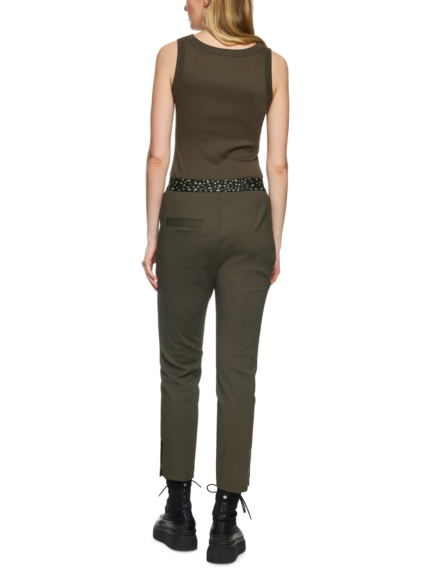 Marc Cain Sports Khaki Tapered Trouser ZS8112W08