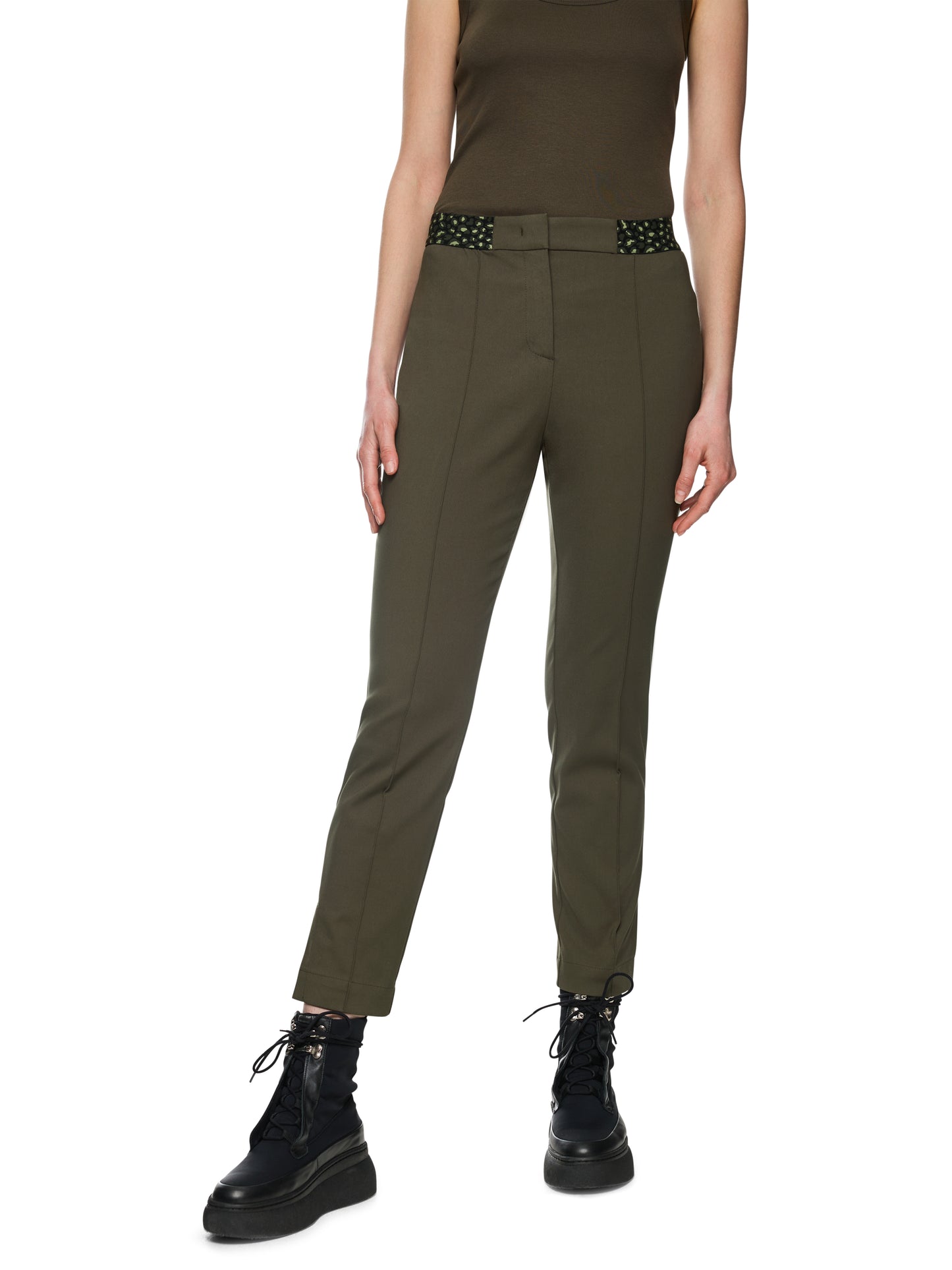 Marc Cain Sports Khaki Tapered Trouser ZS8112W08