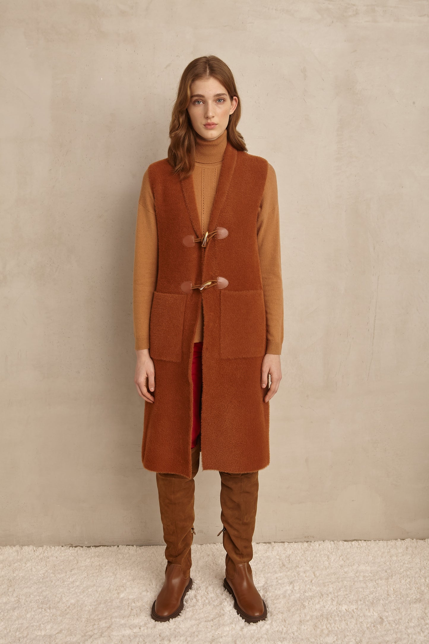 Marina V Caramel Gilet