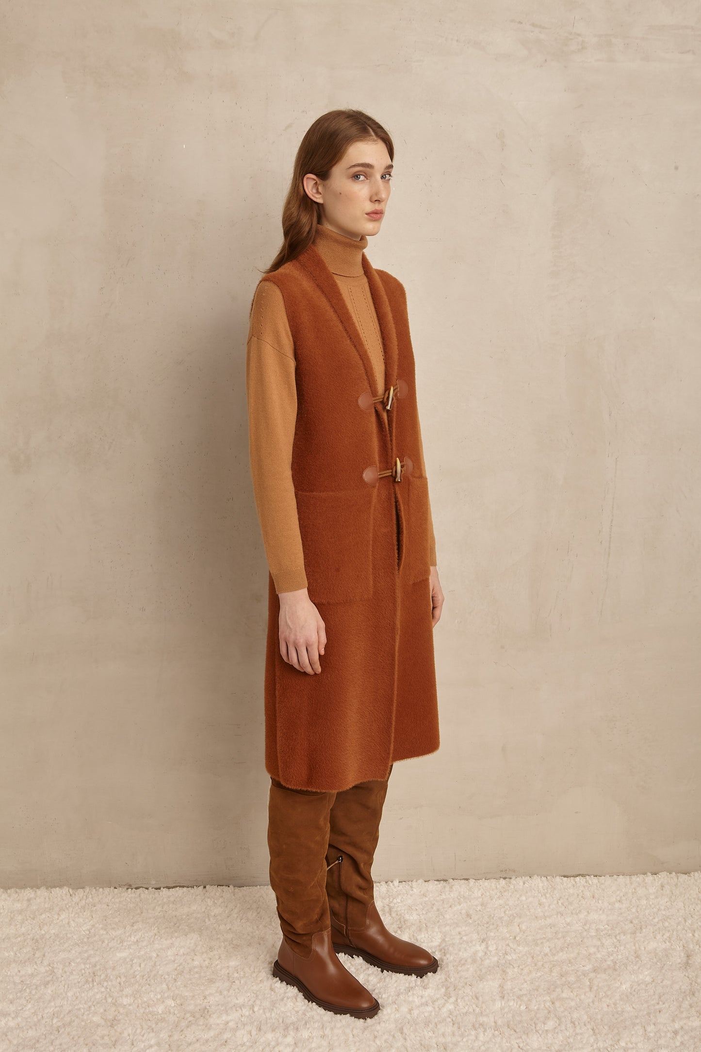 Marina V Caramel Gilet