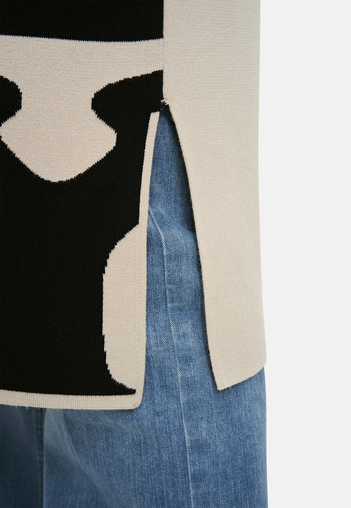 Milano Word Print Longline Cardigan