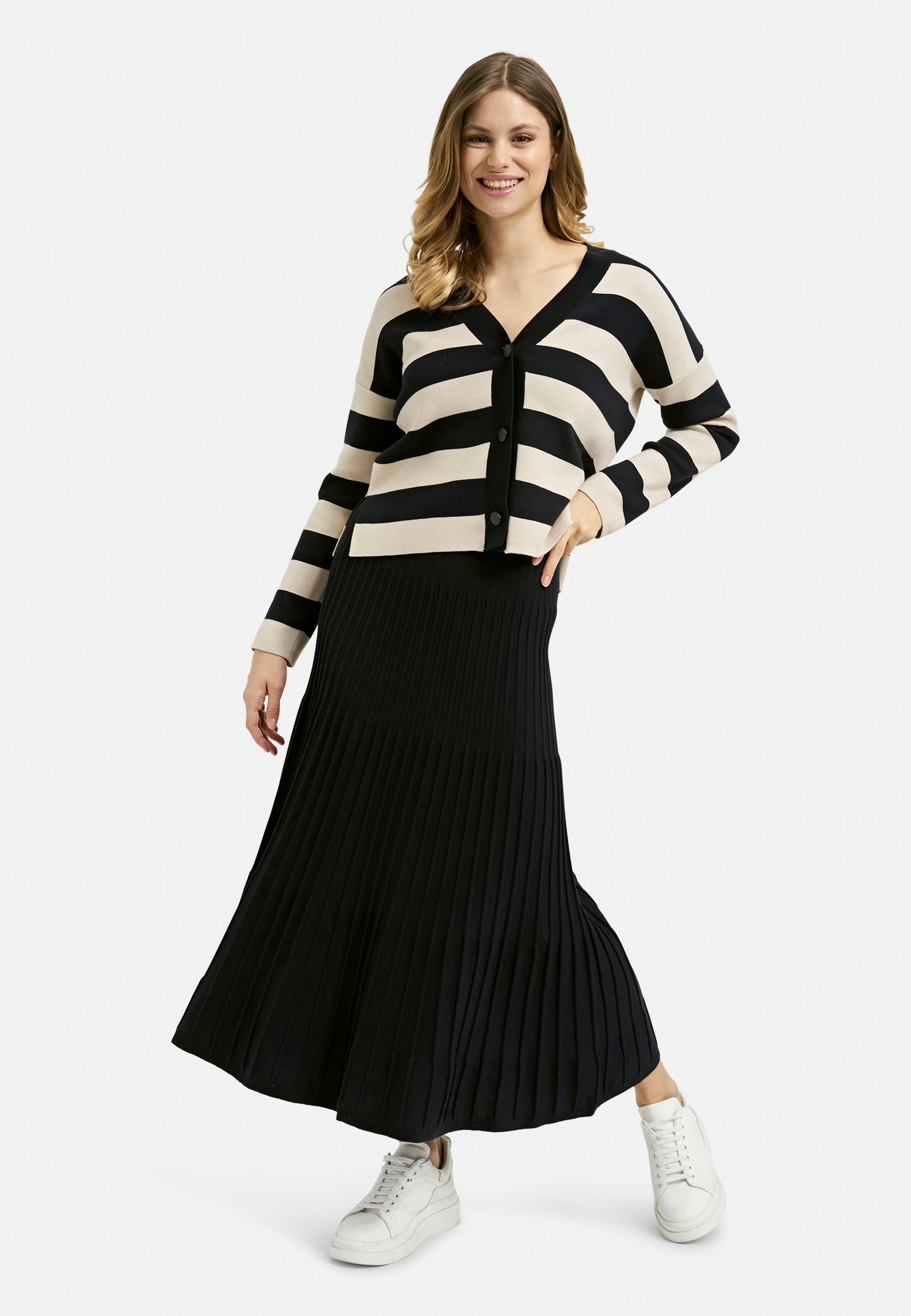 Milano Wide Stripe Cardigan