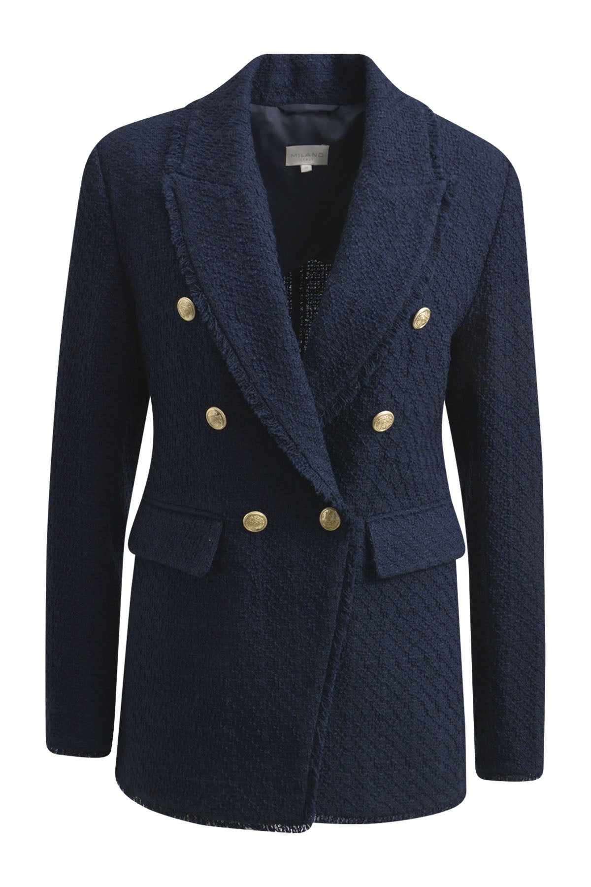 Milano Textured Navy Jacket