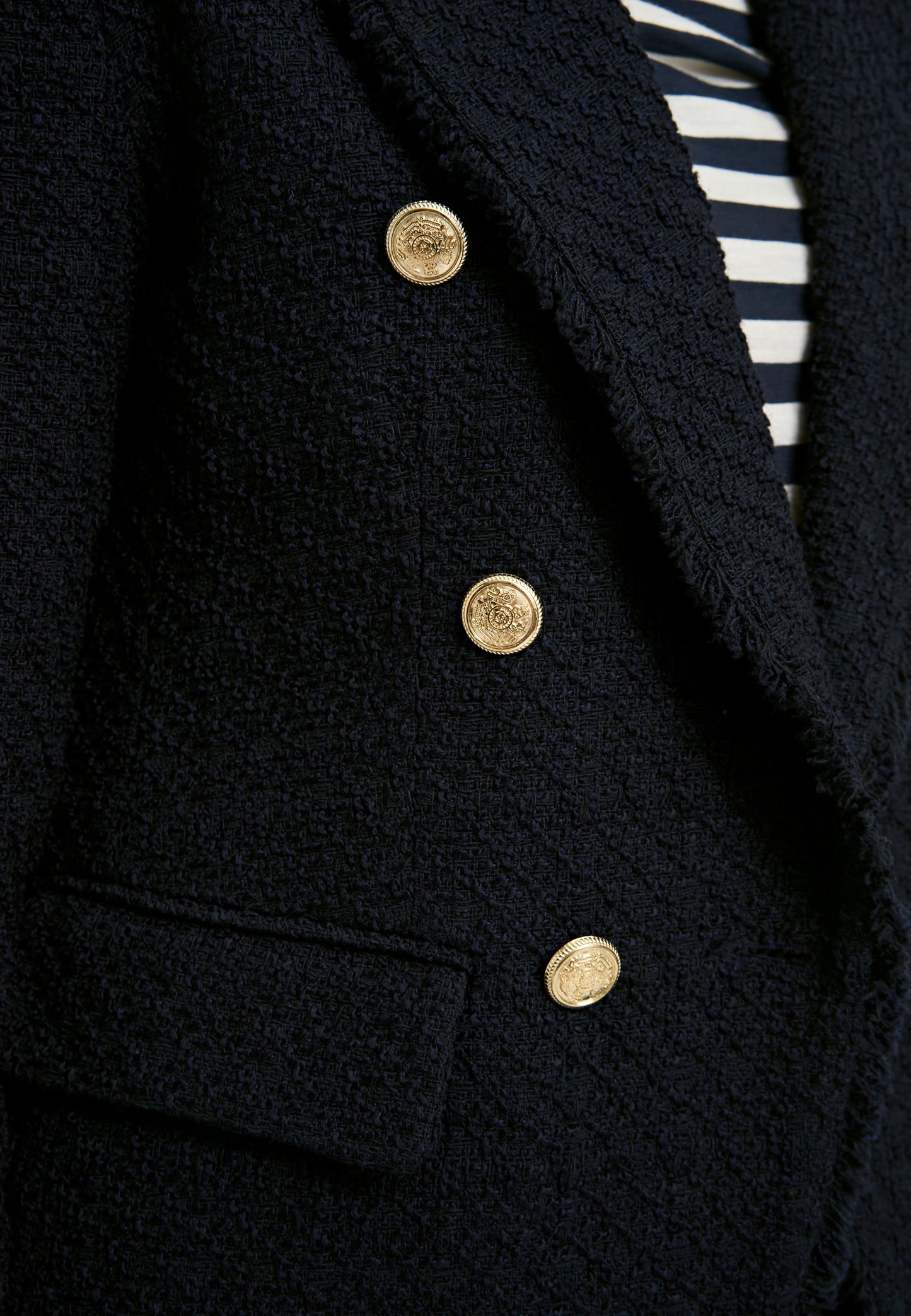 Milano Textured Navy Jacket