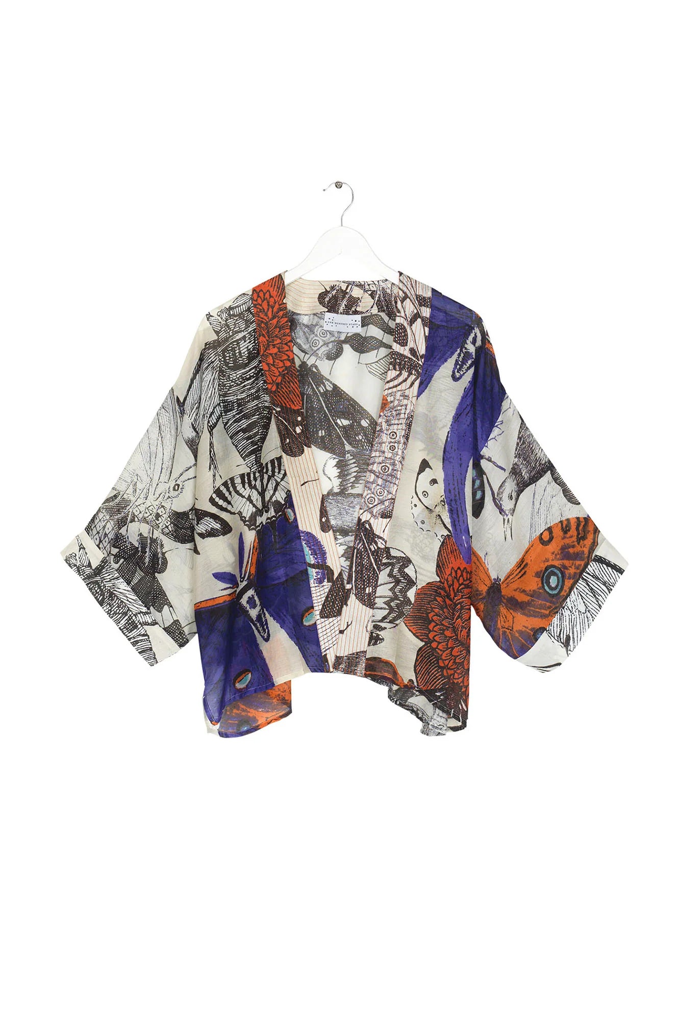 One Hundred Stars Butterflies Kimono