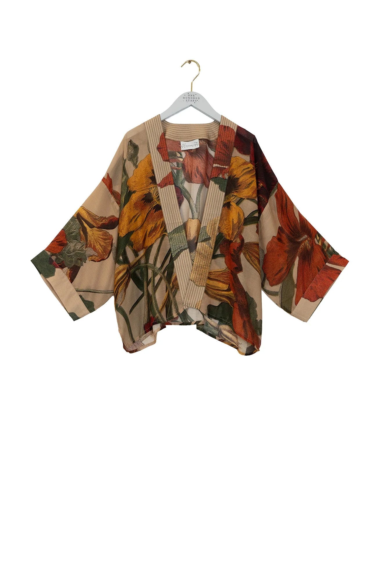 One Hundred Stars Nasturtium Fawn Kimono