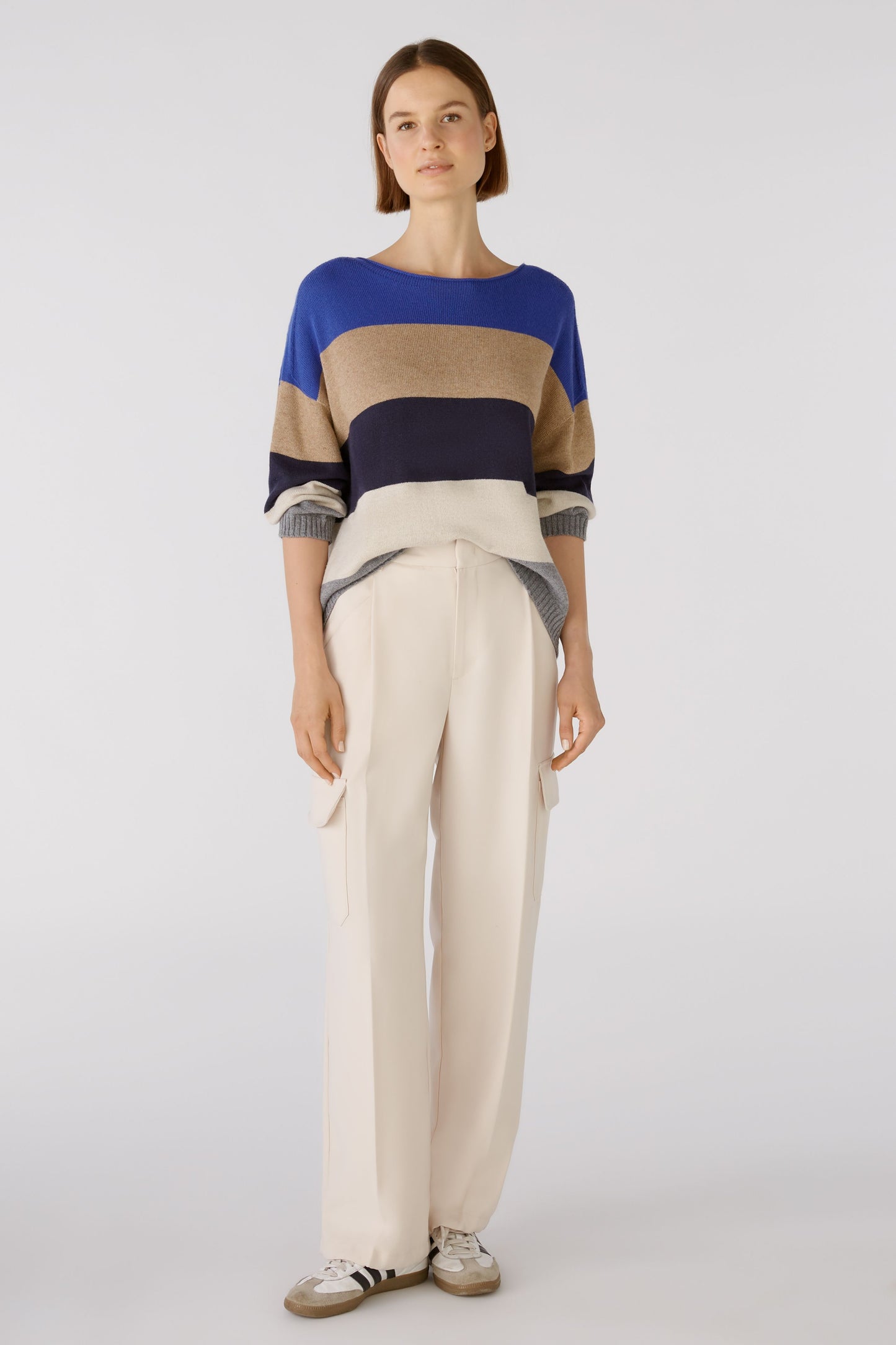 Oui Bold Stripe Sweater