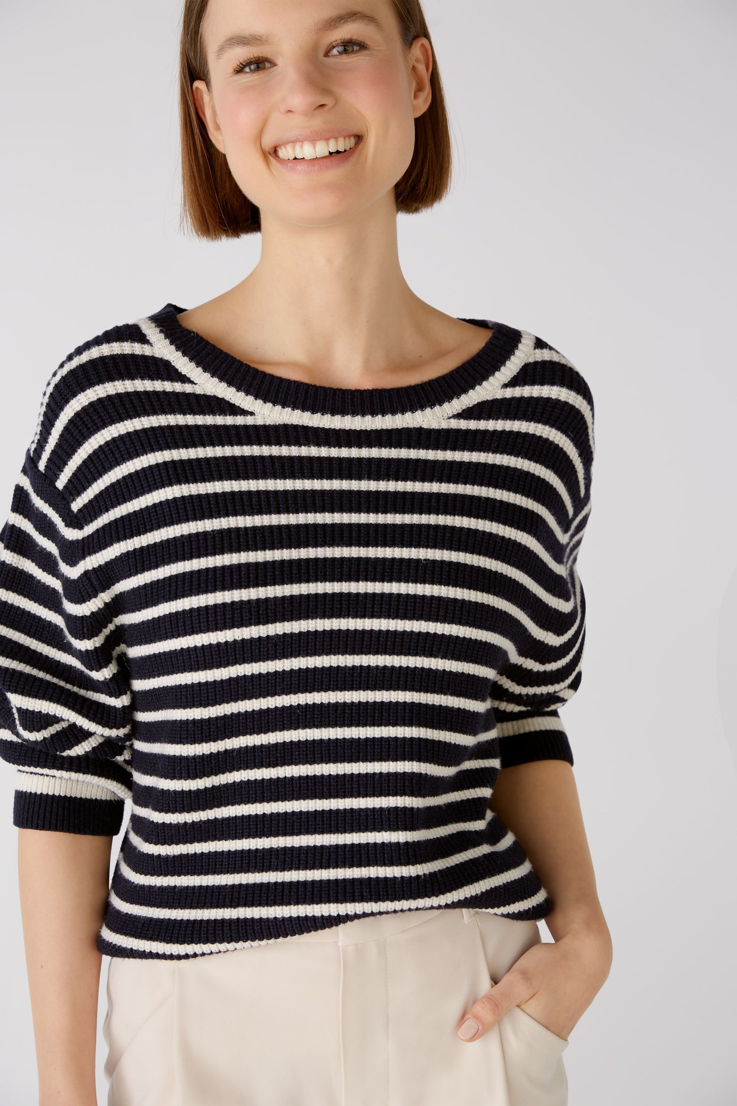 Oui Soft Striped Sweater