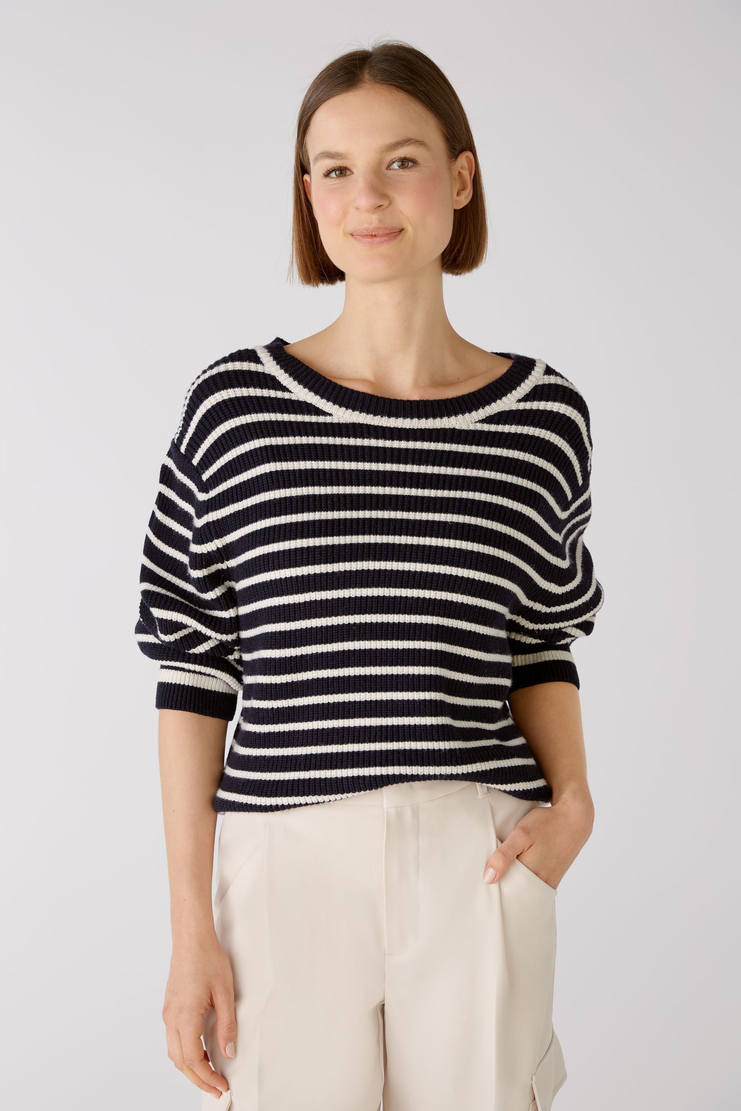 Oui Soft Striped Sweater