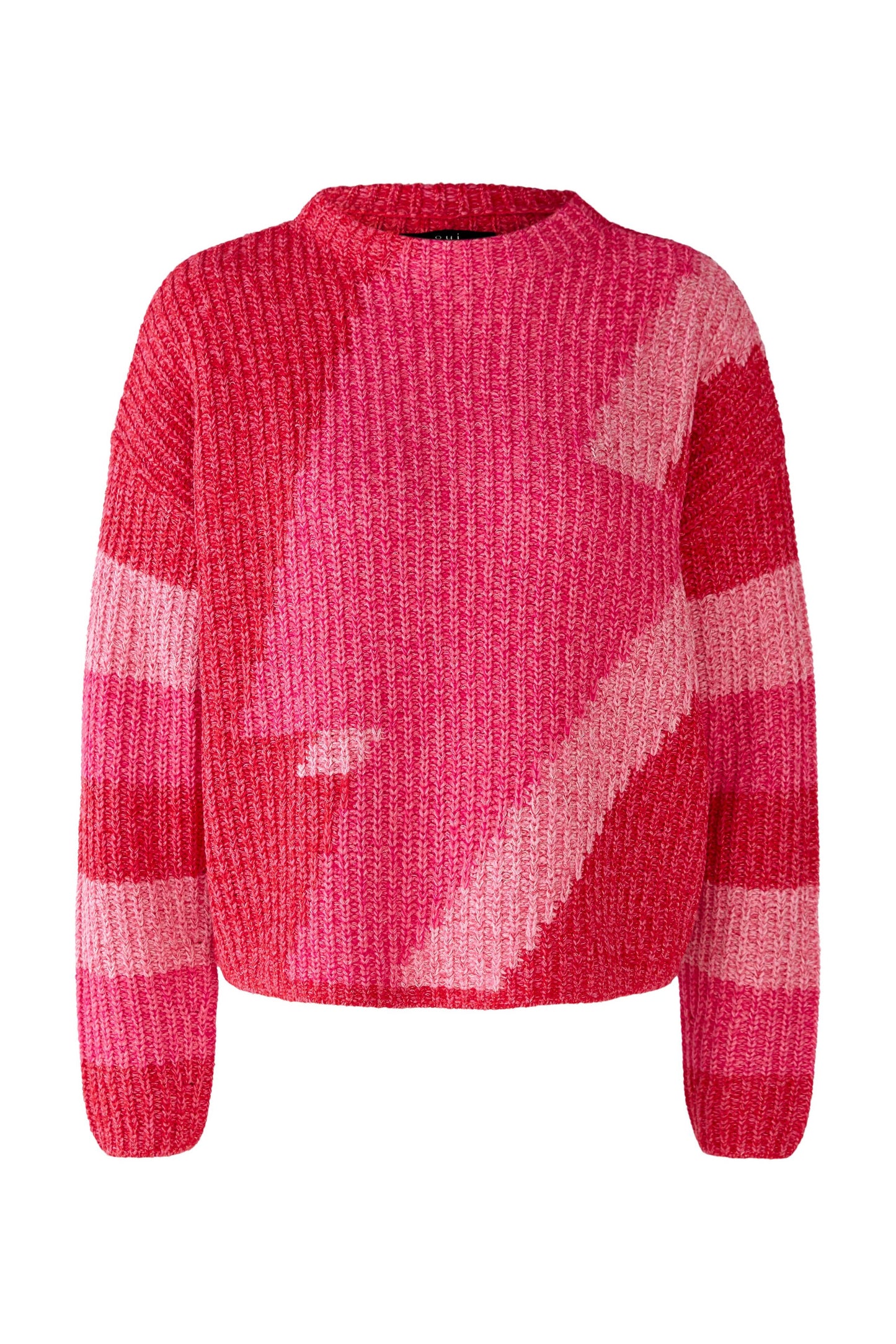 Oui Pink Lightning Strike Sweater
