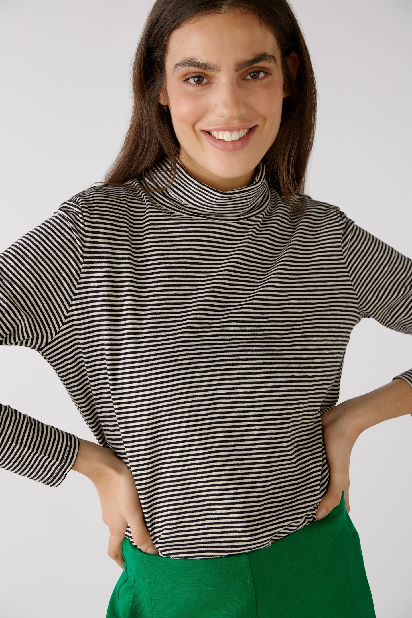 Oui Fine Stripe Top