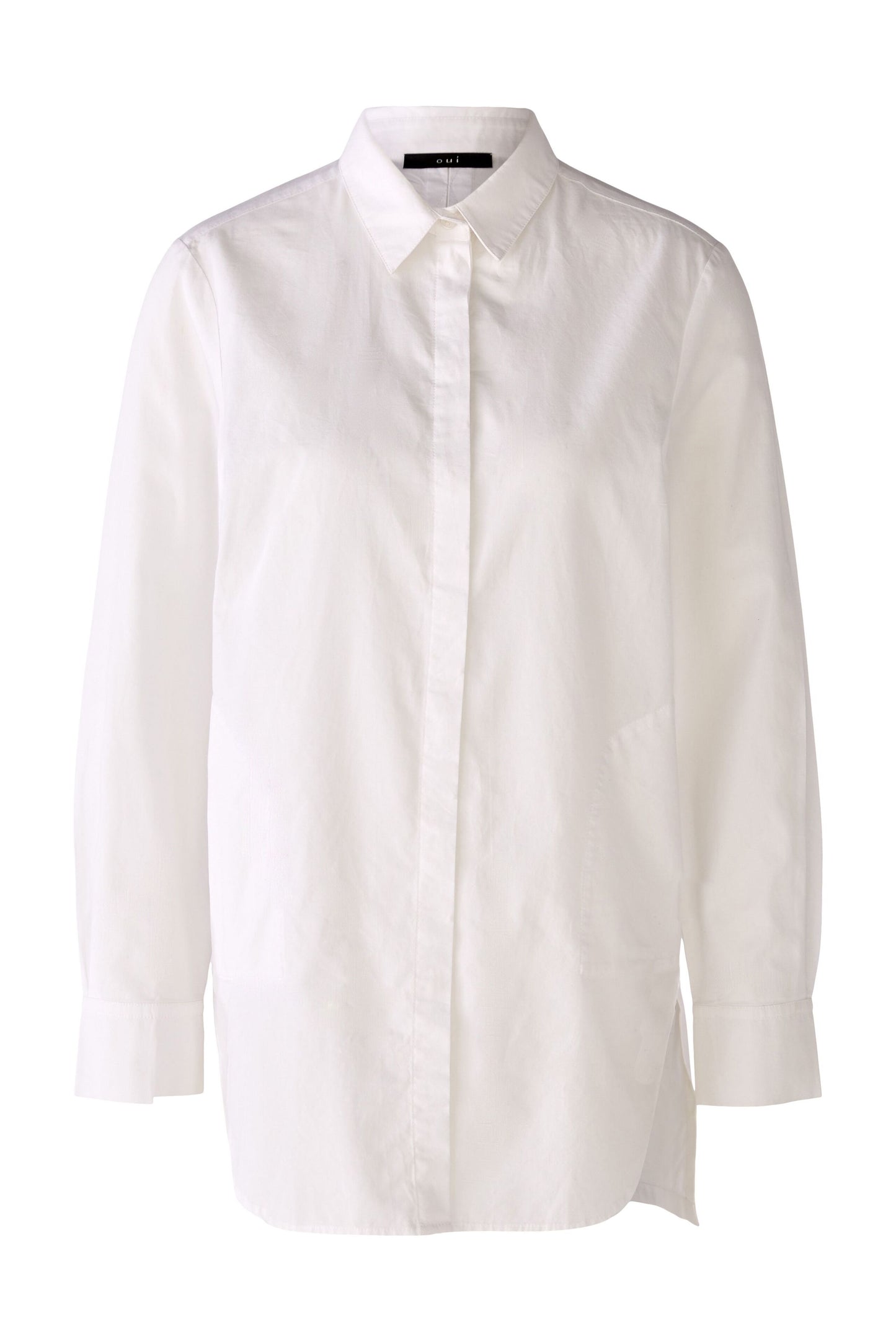 Oui Cotton Longline Shirt