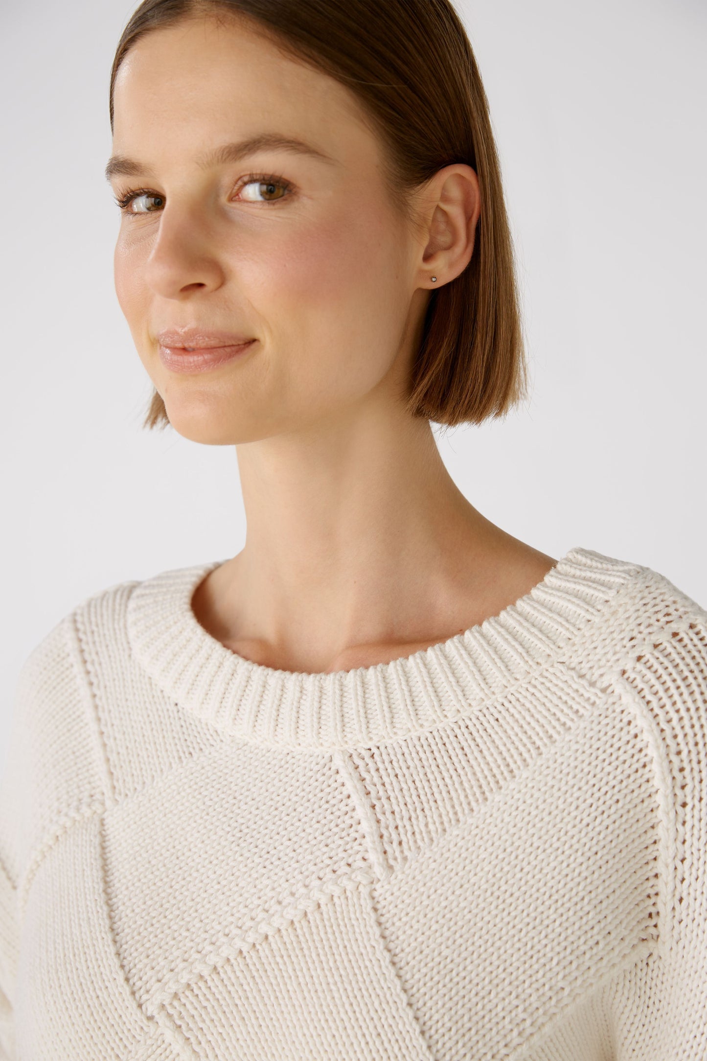 Oui Diamond Knit Sweater