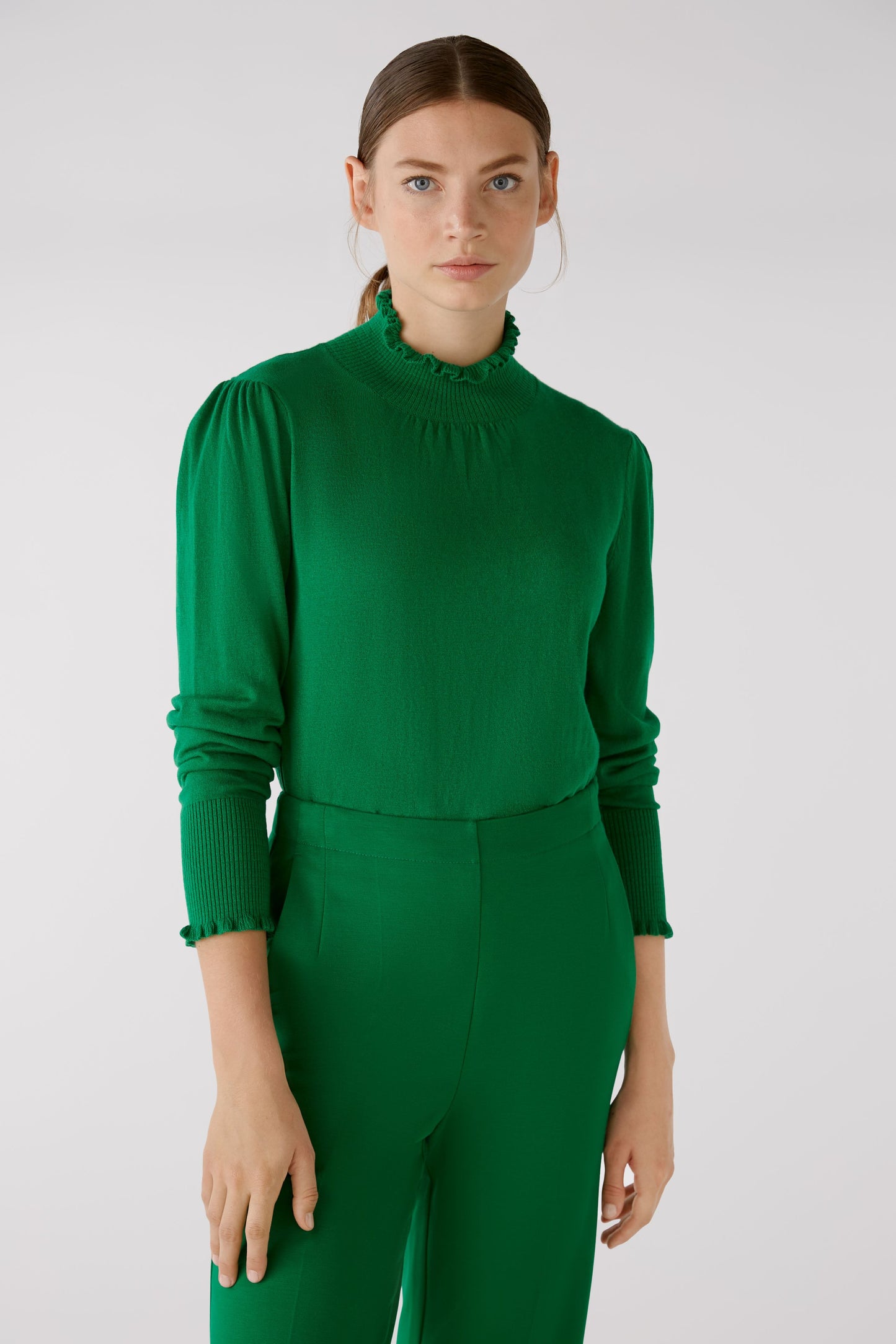 Oui Emerald High Neck Sweater