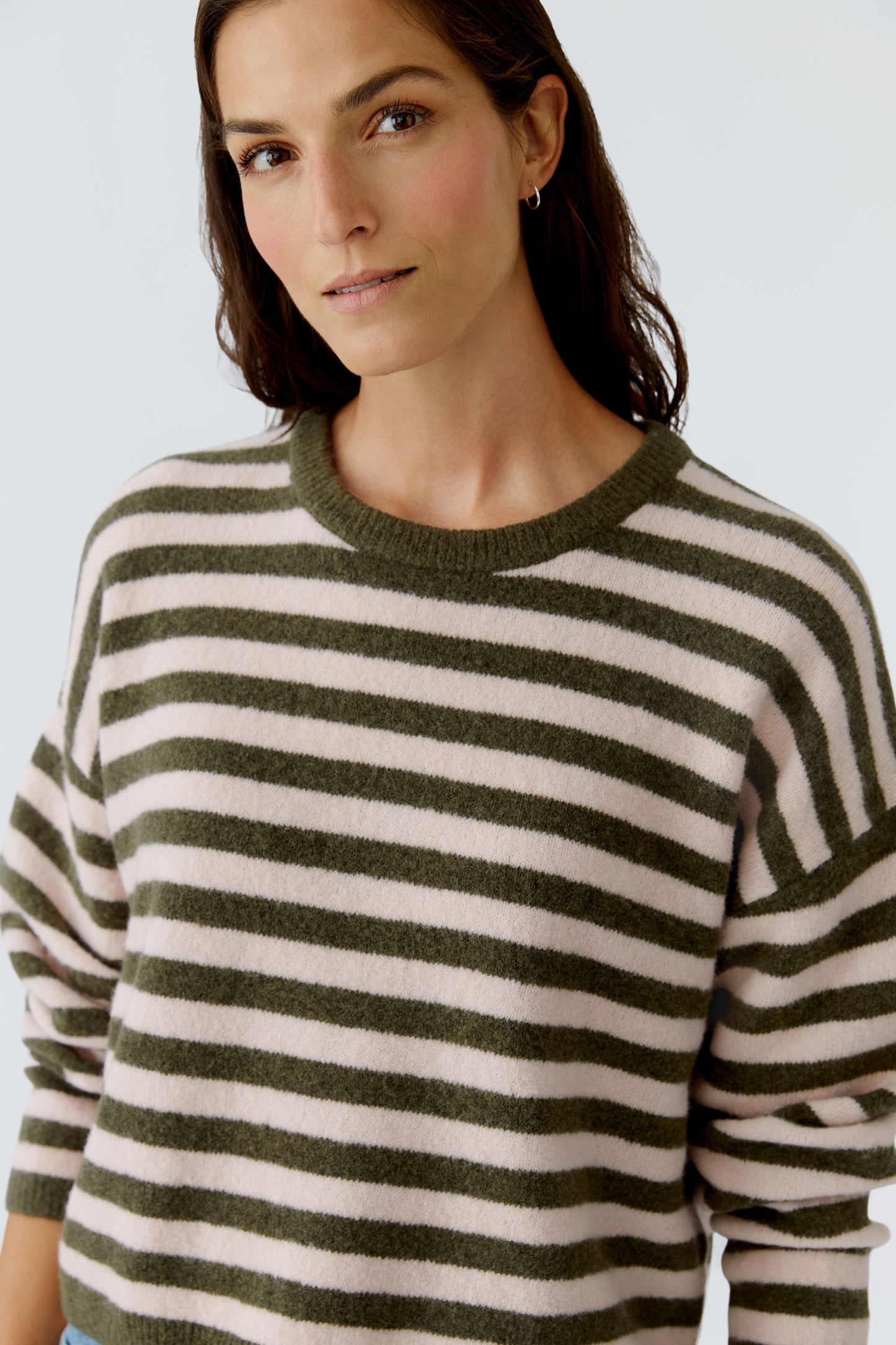 Oui Stripe Sweater 92275