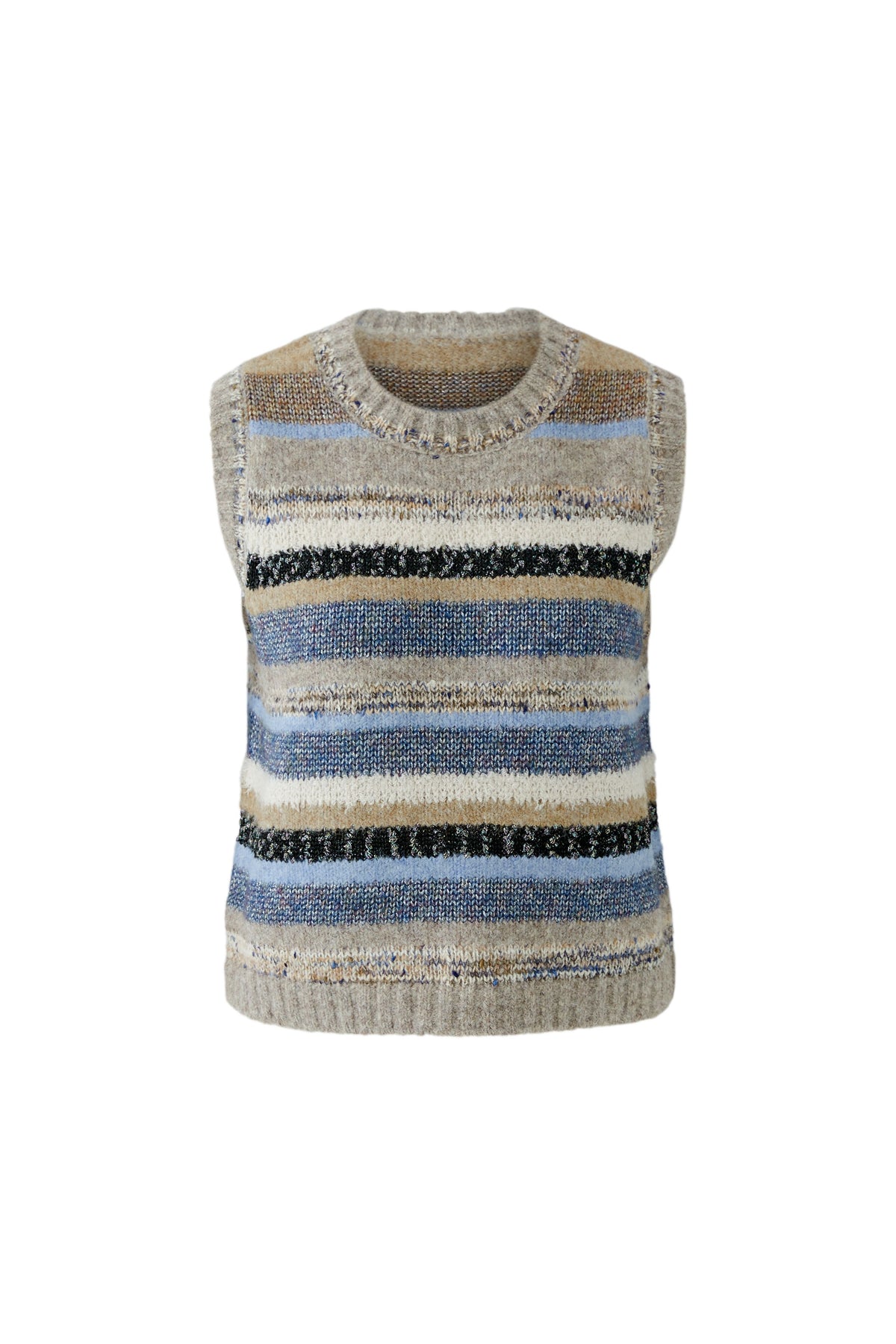 Oui Blue Multi Tank Top 98041