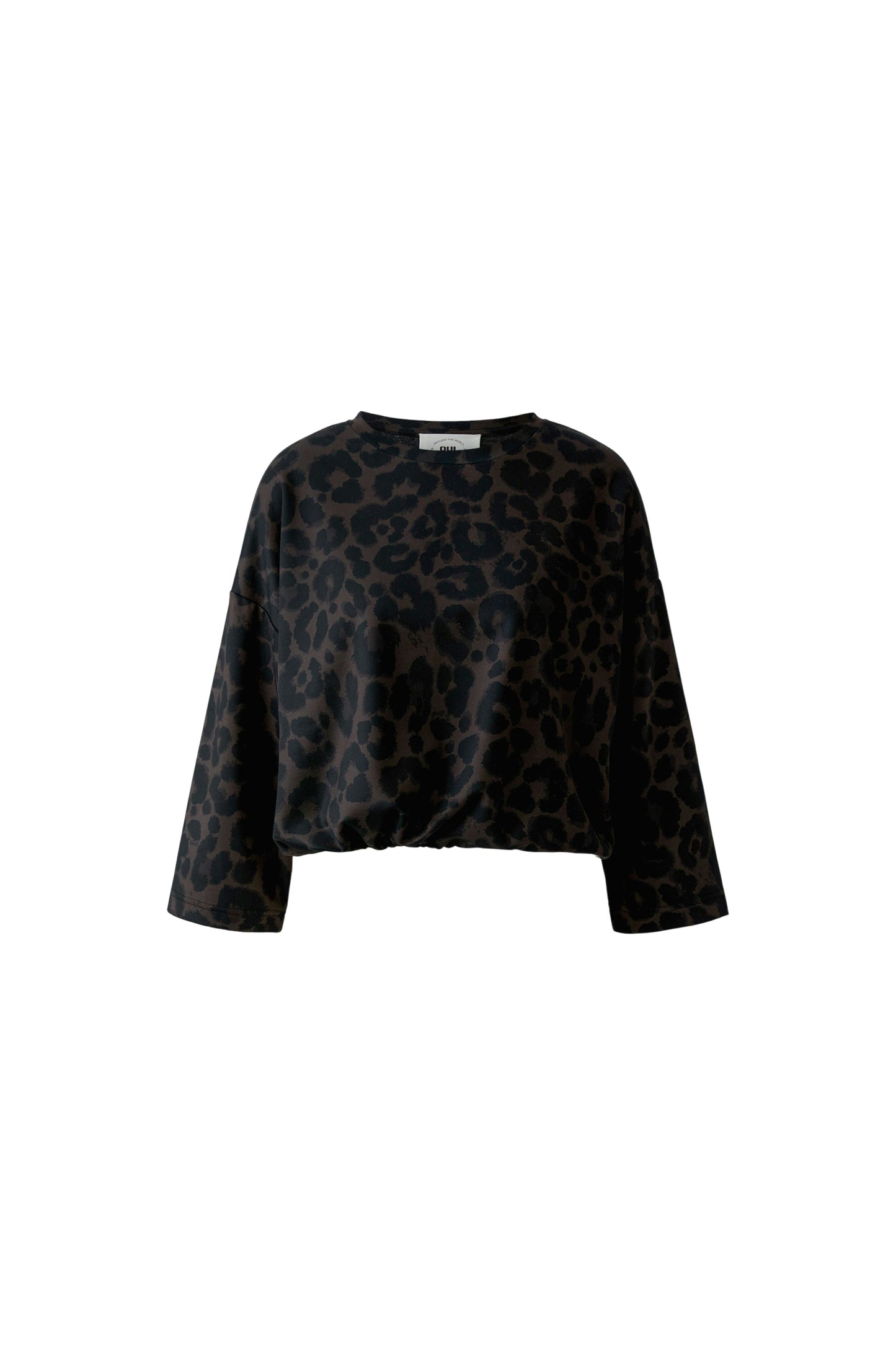 Oui Animal Print Sweater 99046