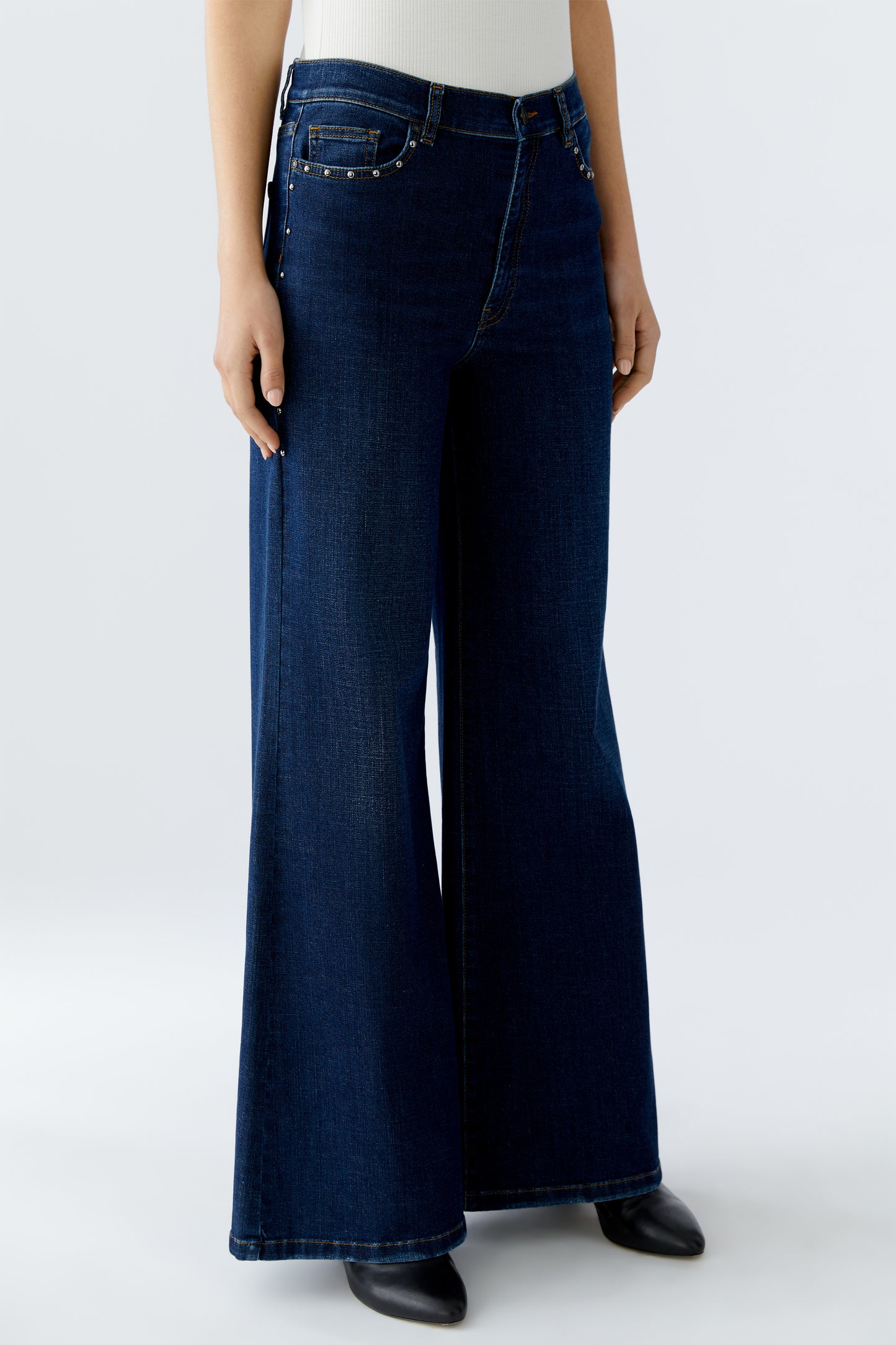 Oui Denim Stud Side Jeans 94686