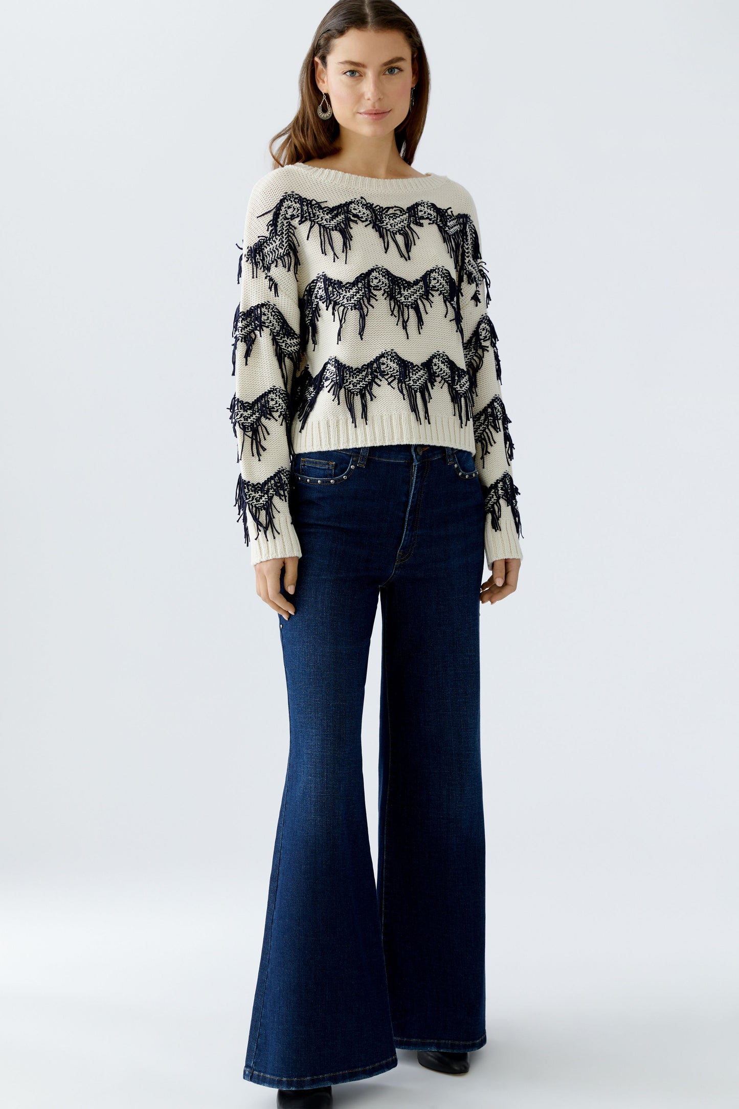 Oui Denim Stud Side Jeans 94686