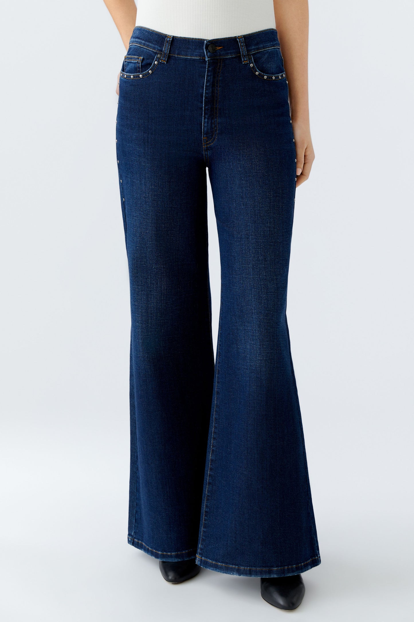 Oui Denim Stud Side Jeans 94686