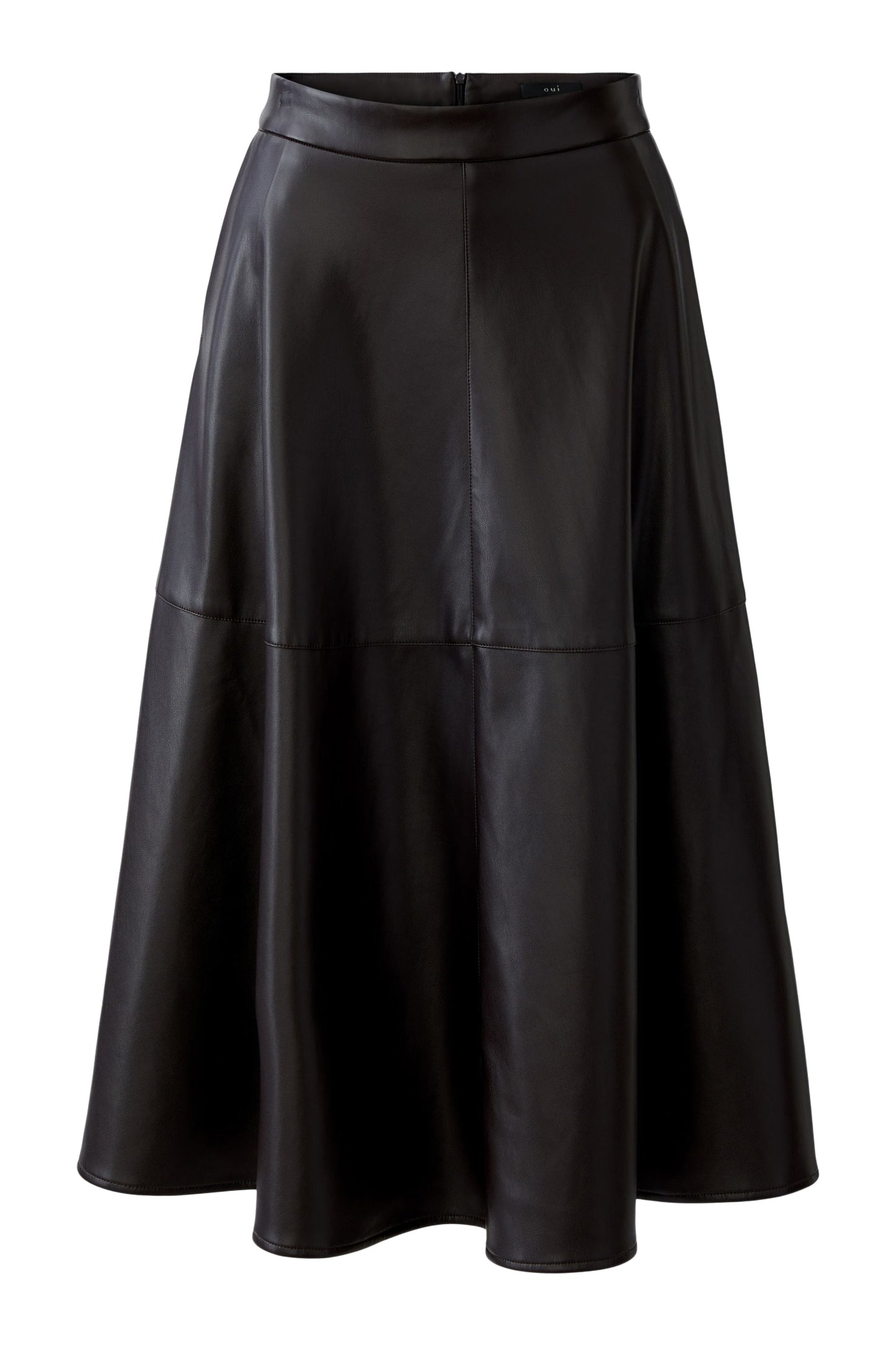 Oui Pleather Skirt 87352