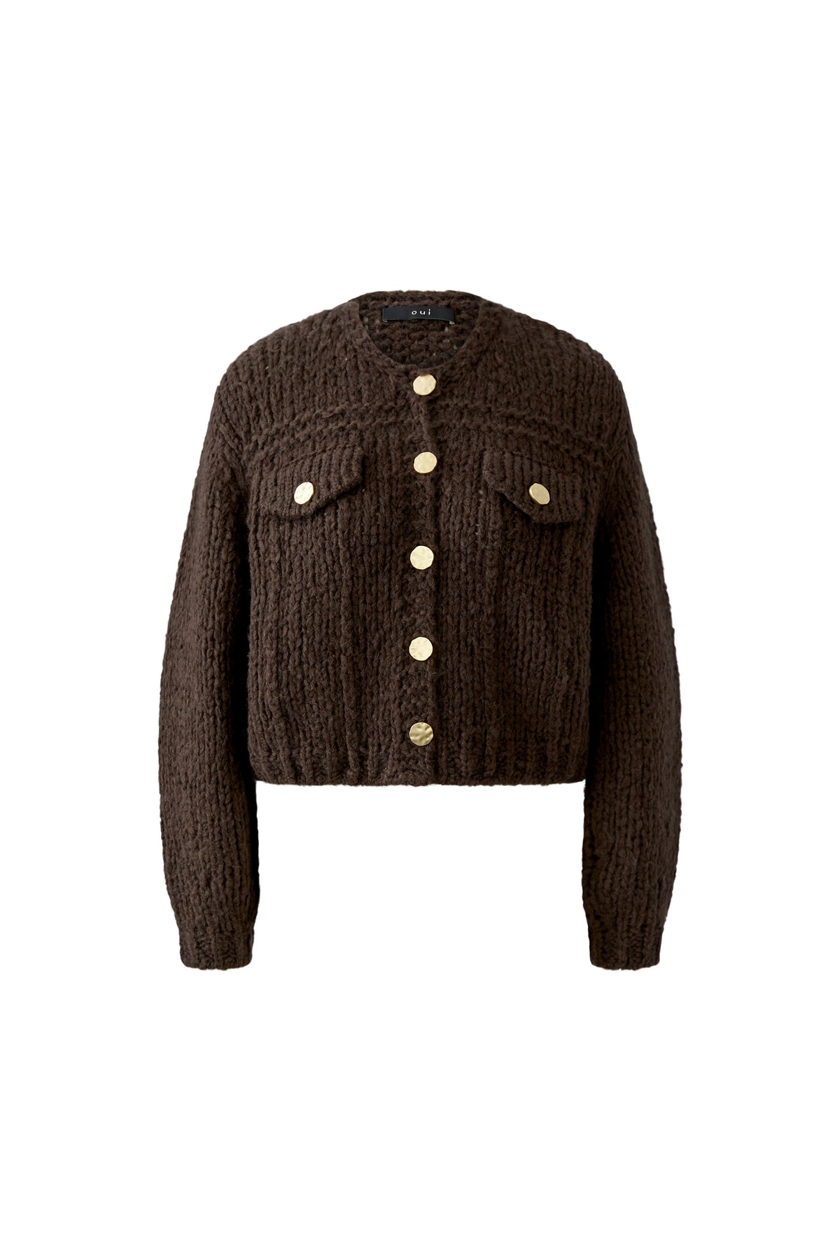 Oui Chunky Cardigan 99763