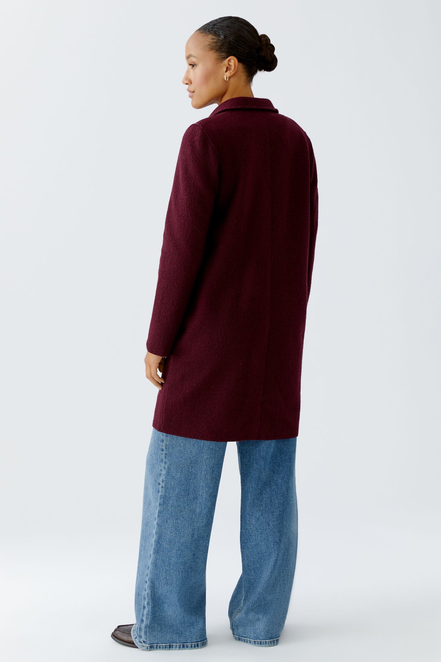 Oui Berry Wool Coat 79918
