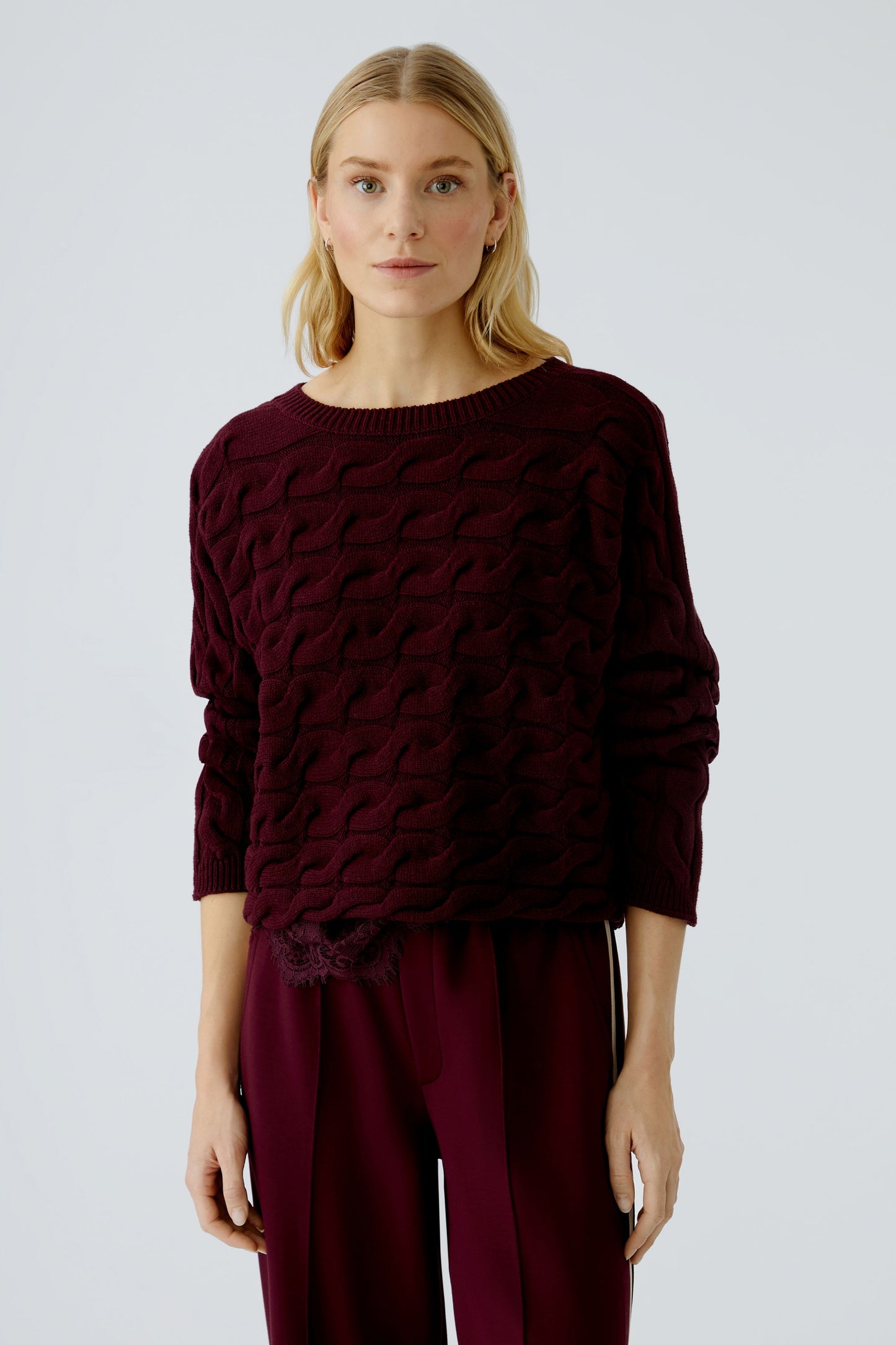 Oui Cable Sweater 94609