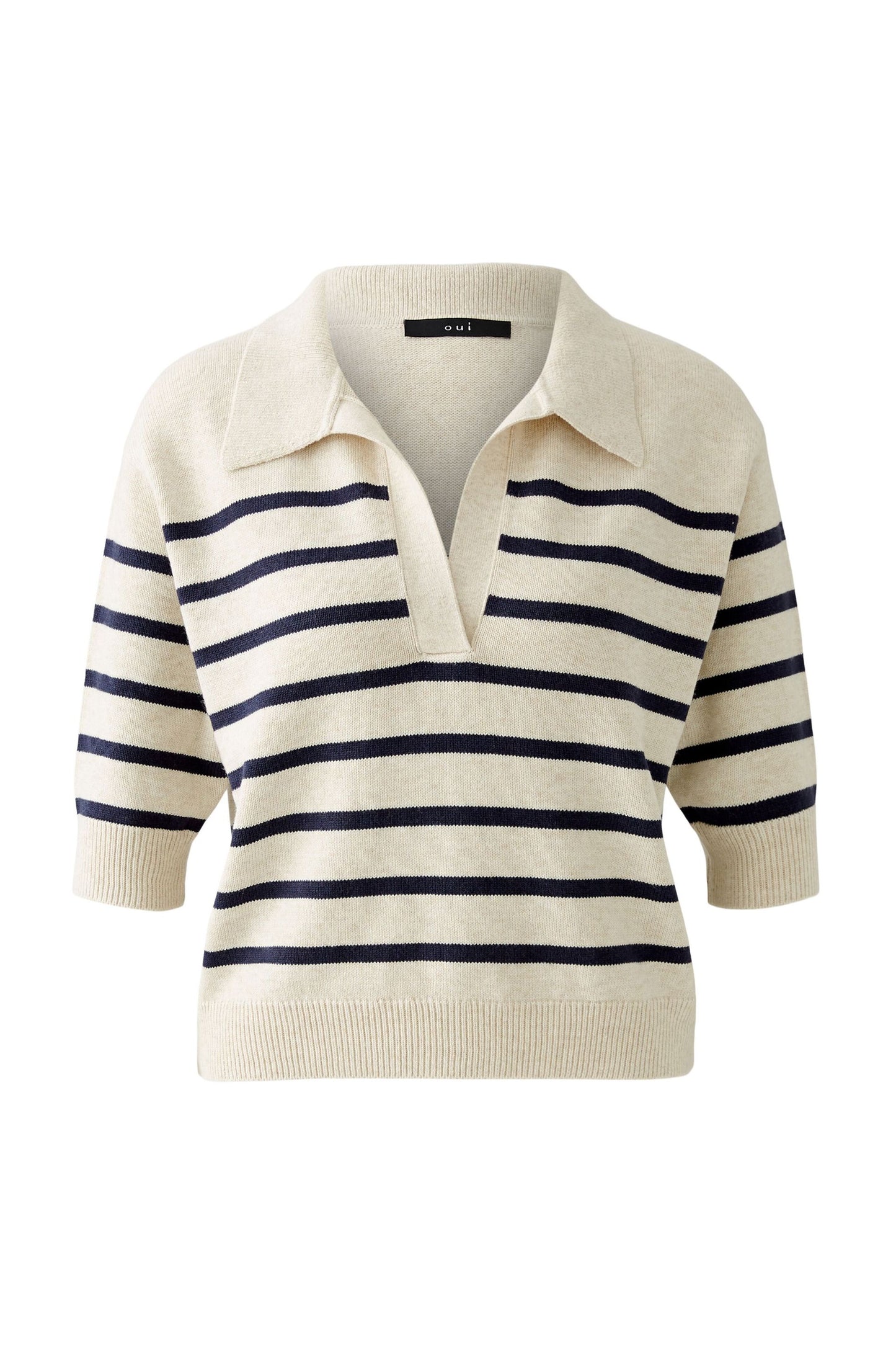 Oui Stripe Knitted Top 91933
