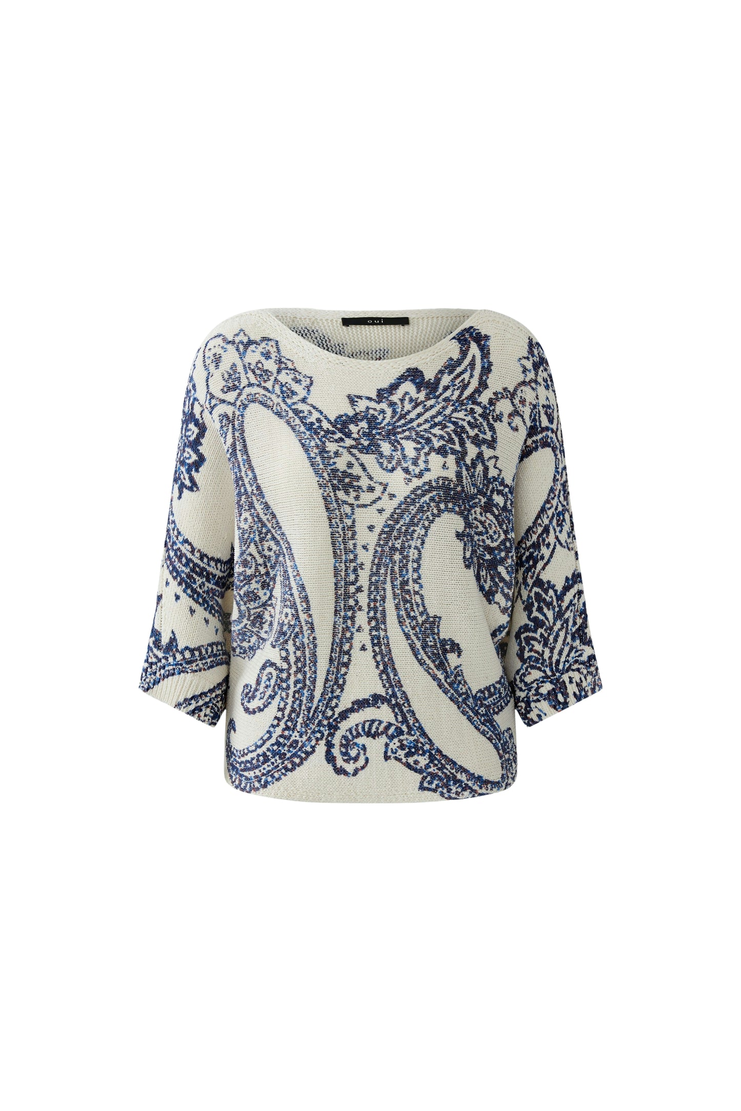 Oui Blue Sweater 96515
