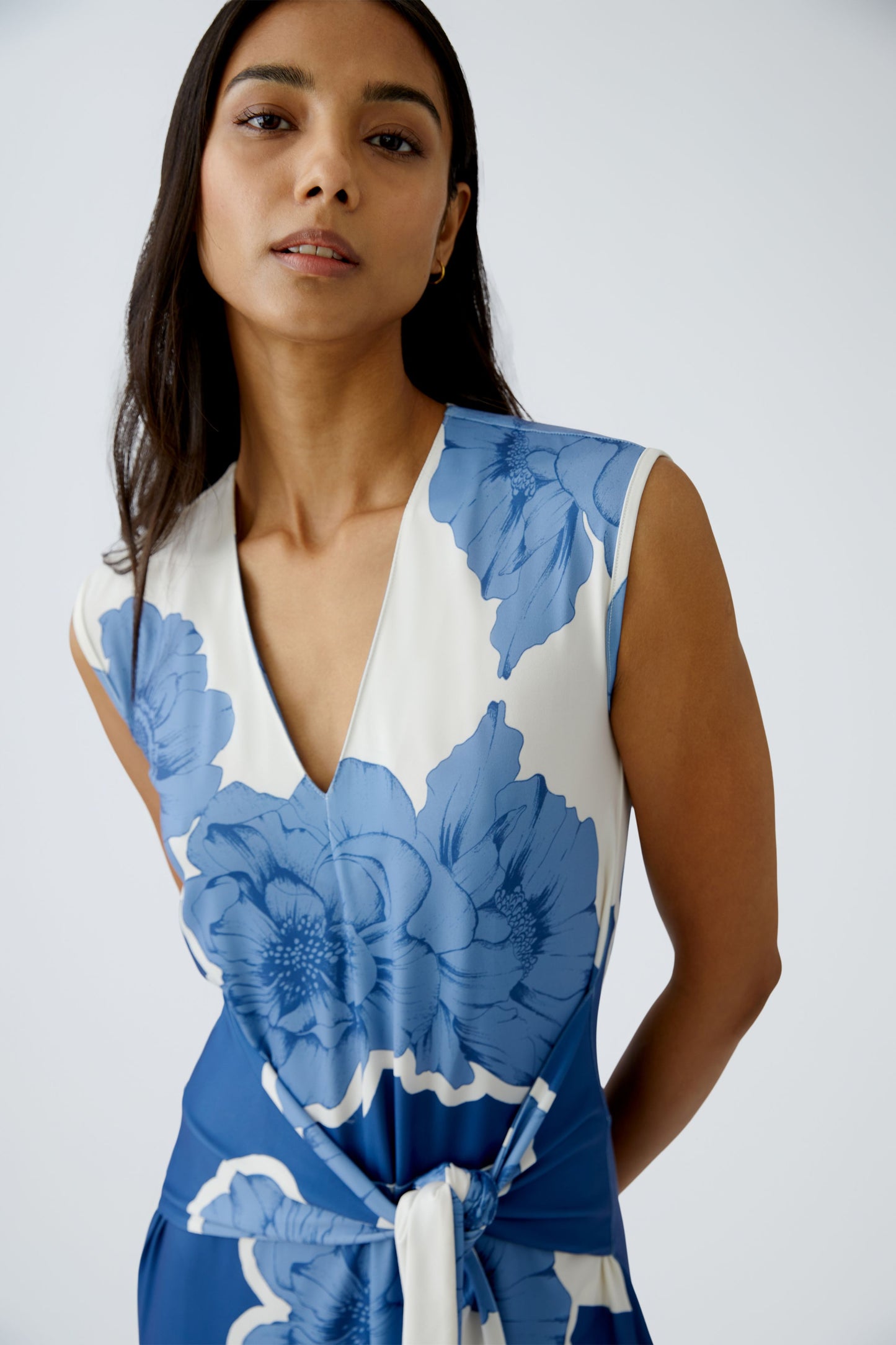 Oui Rose Print Jumpsuit 93503