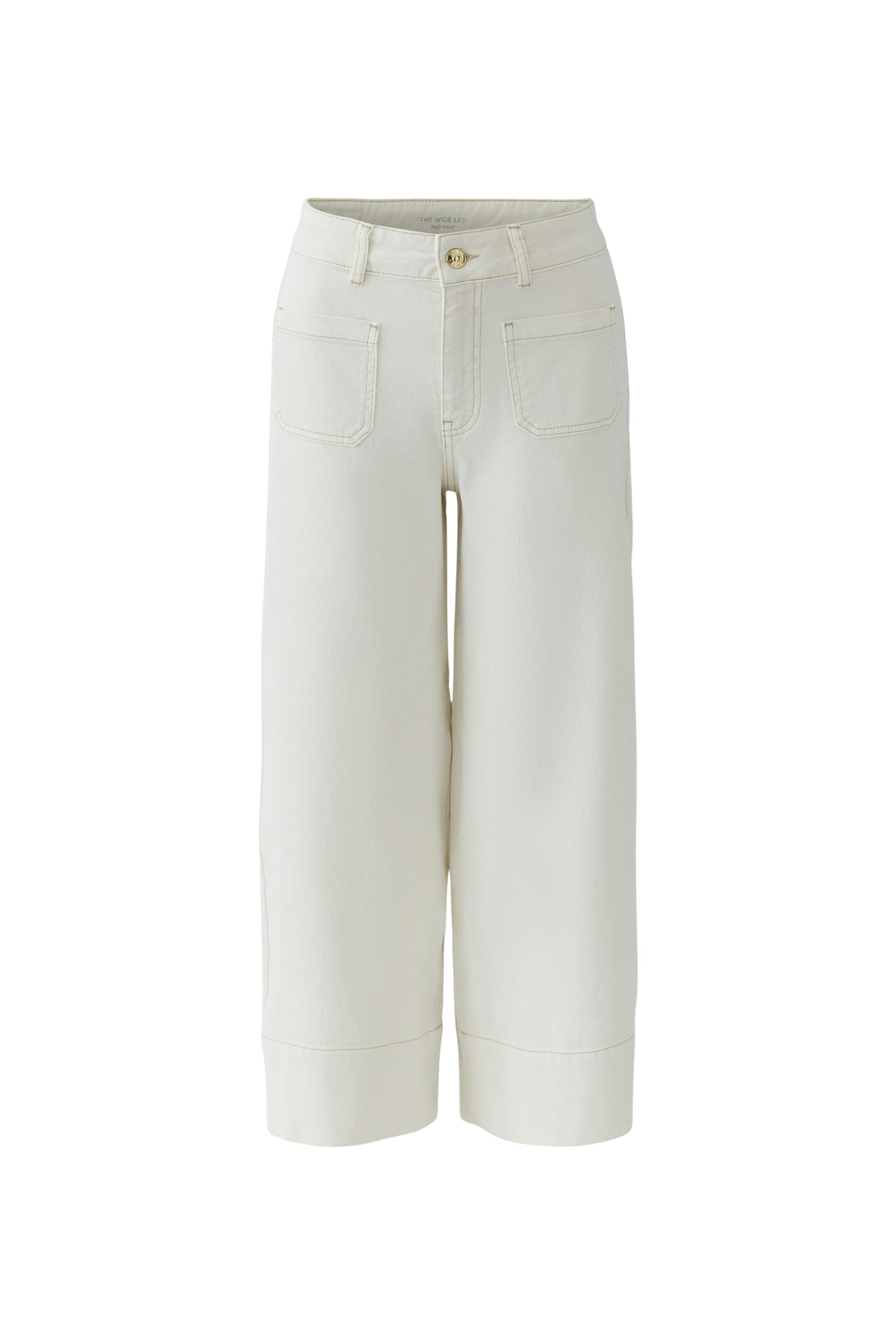 Oui Cream Jeans 97480