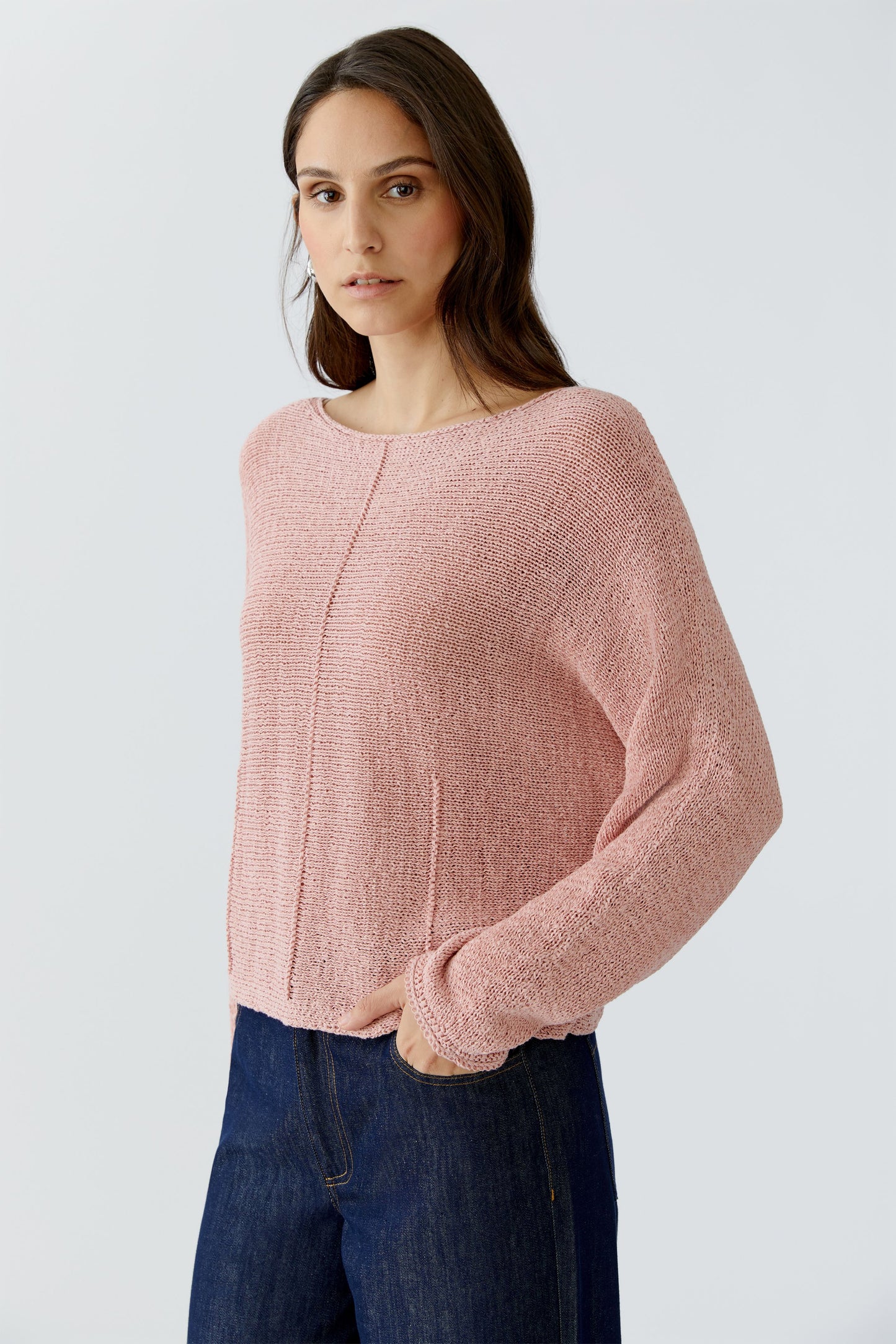 Oui Dusty Rose Sweater 96440