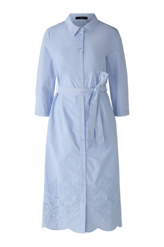 Oui 88565 Pale Blue Shirt Dress