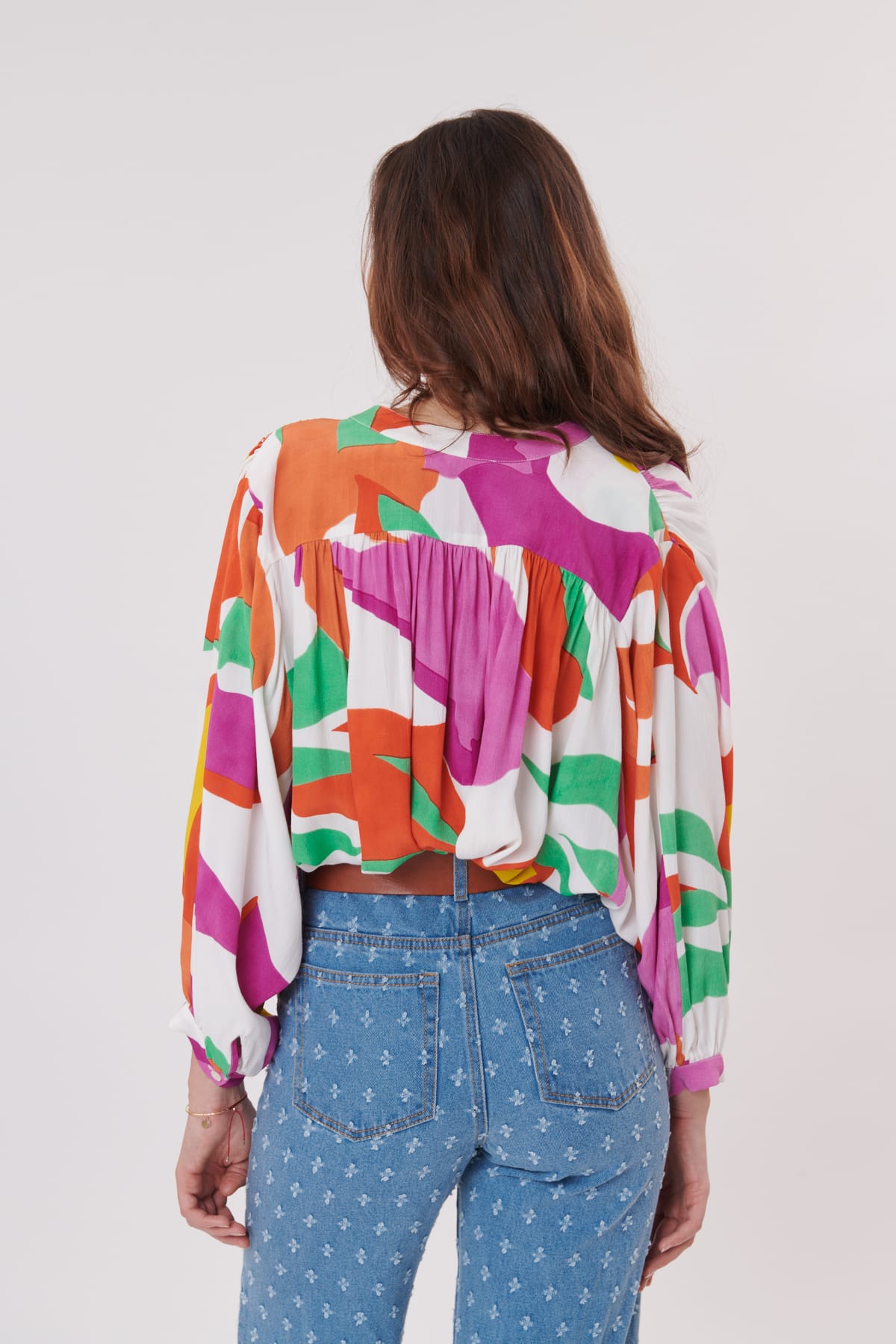 Derhy Respect Loose Printed Blouse