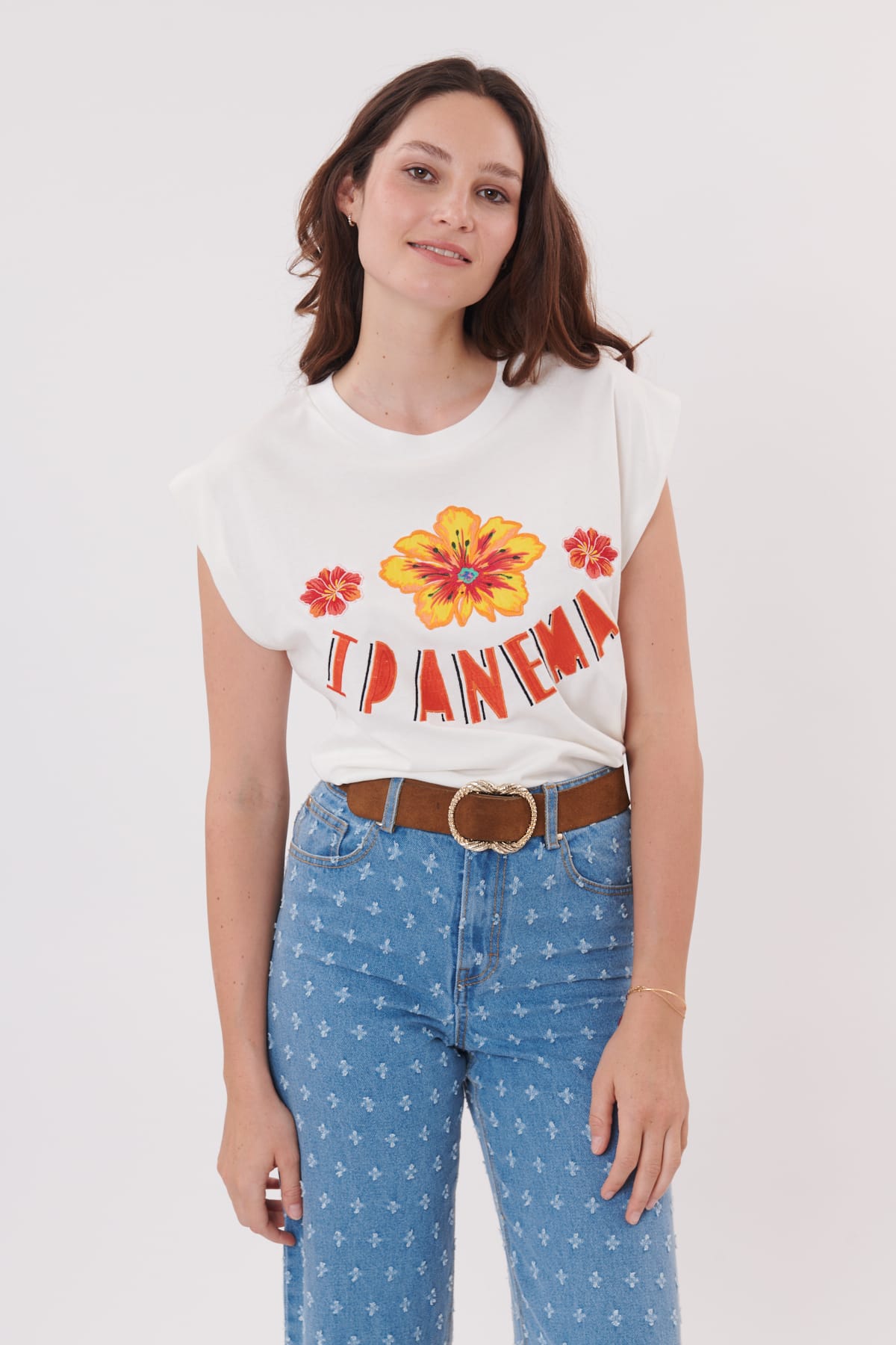 Derhy Katell Embroidered T-Shirt