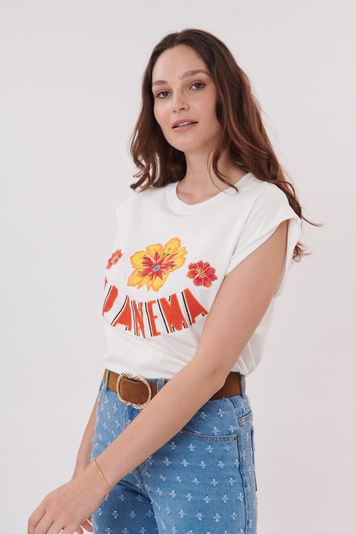Derhy Katell Embroidered T-Shirt